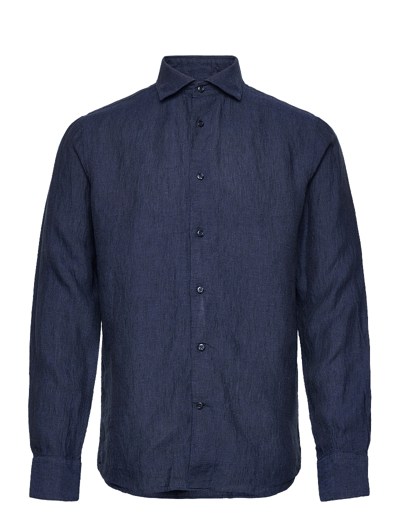 Matinique - MAmarc short - leinenhemden - dark navy - 1