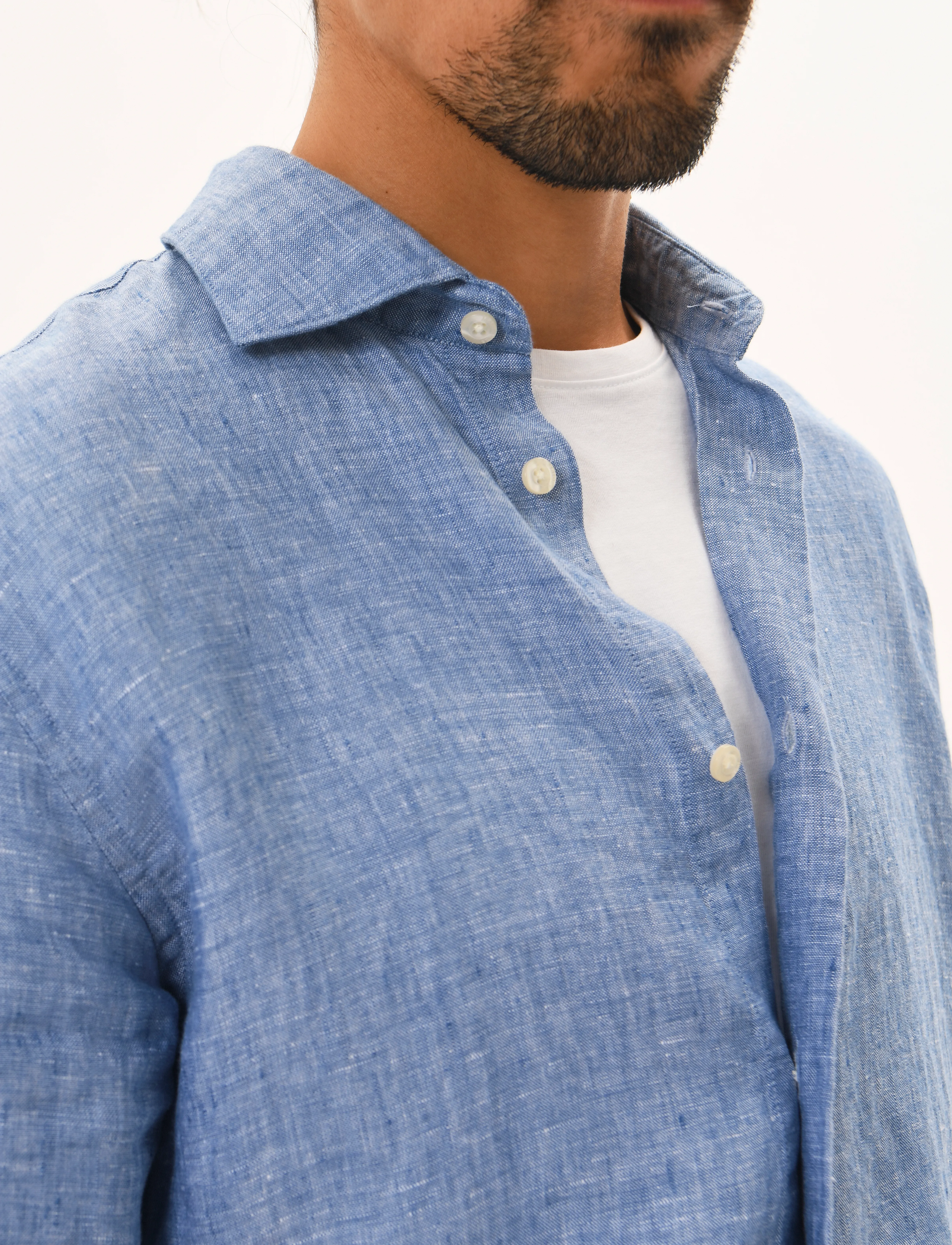 Matinique - MAmarc short - leinenhemden - dÉja vu blue - 5