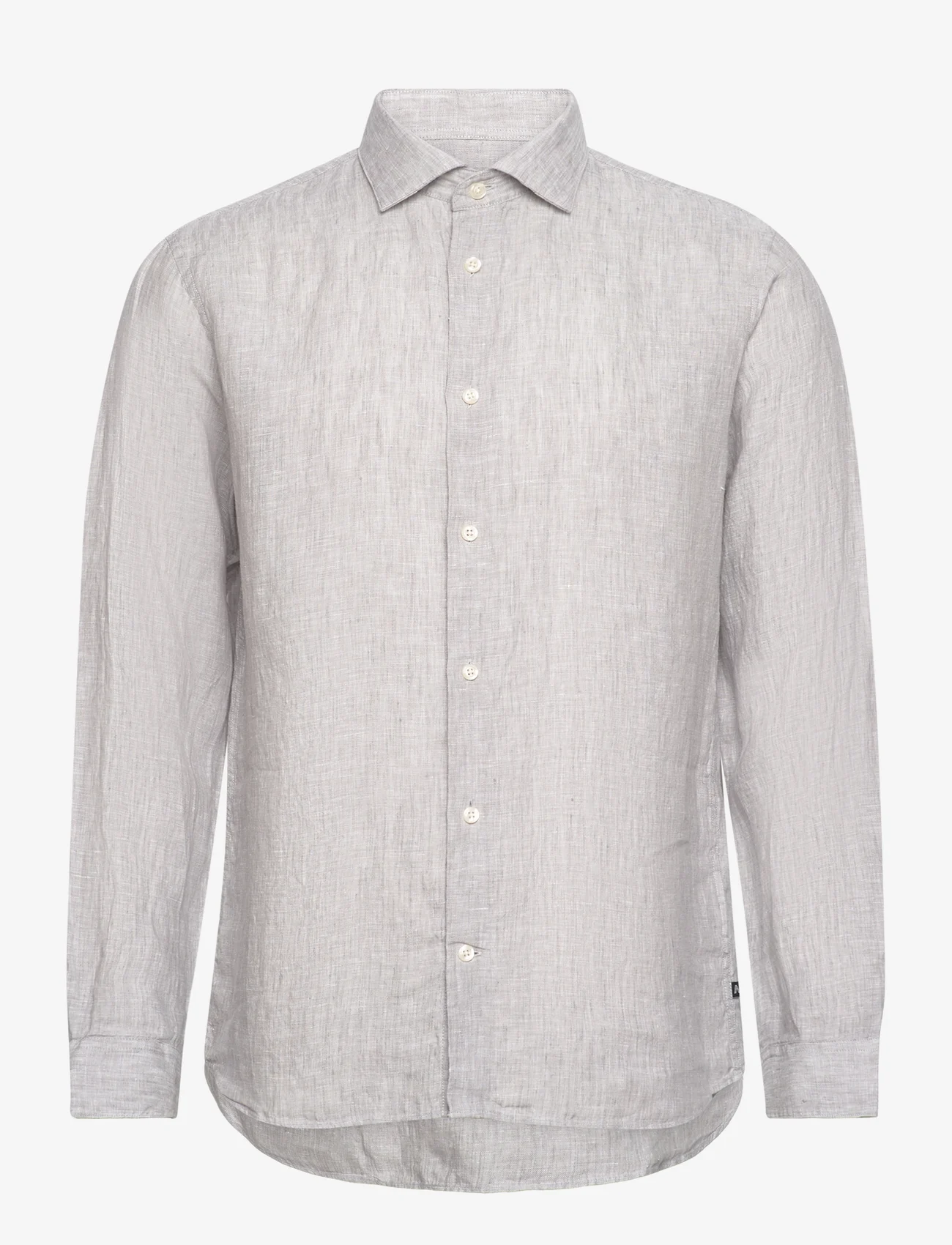 Matinique - MAmarc short - linen shirts - ghost gray - 0
