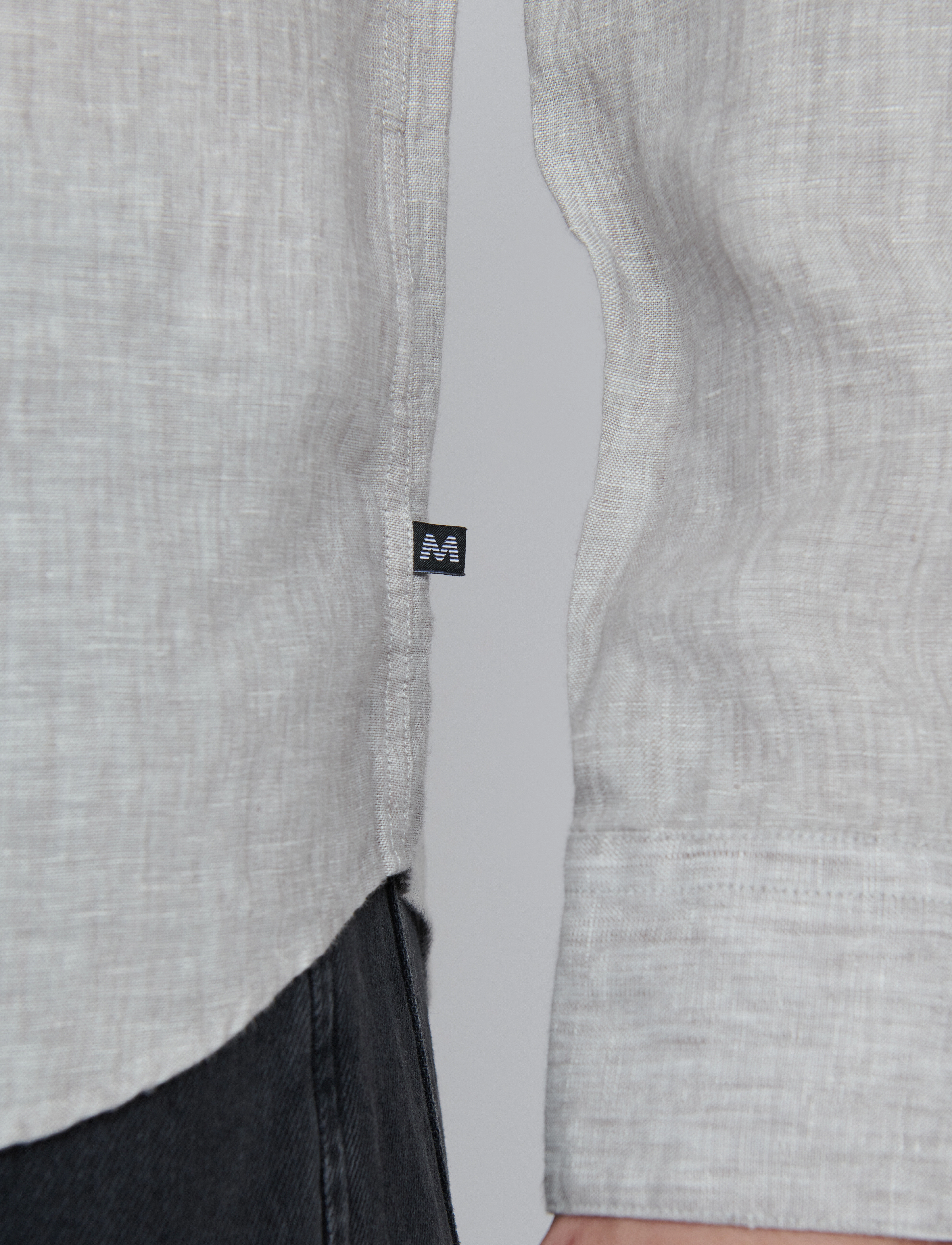 Matinique - MAmarc short - hørskjorter - ghost gray - 5