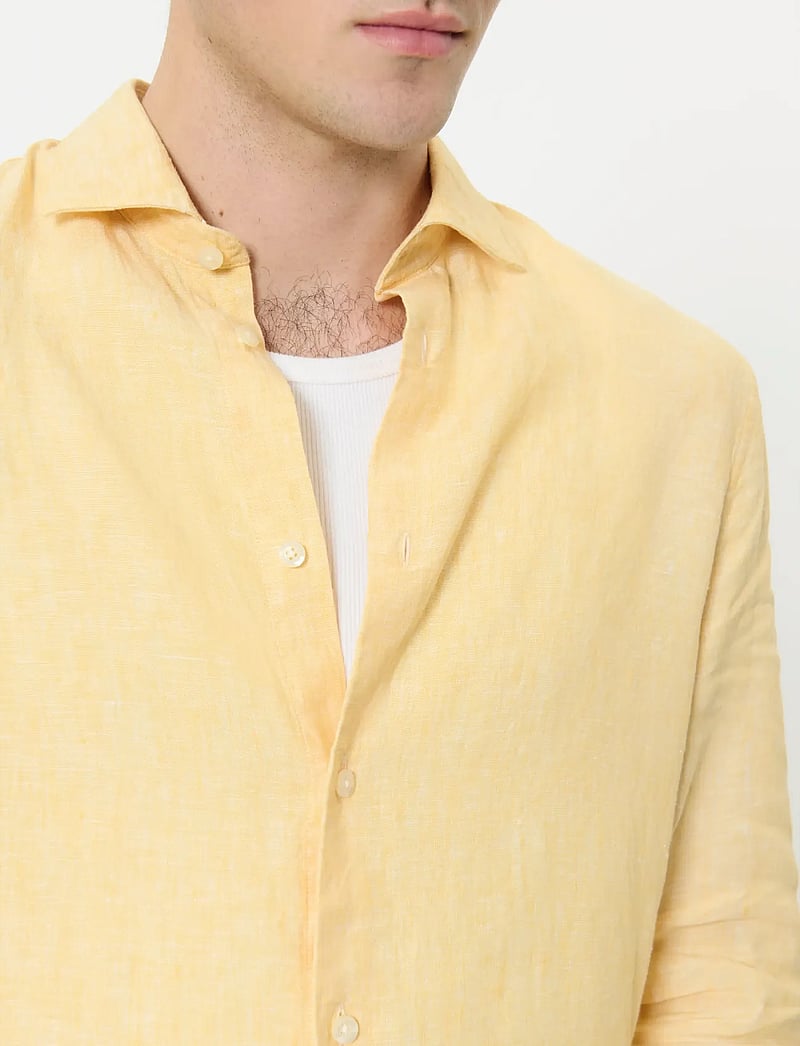 Matinique - MAmarc short - leinenhemden - golden cream - 4