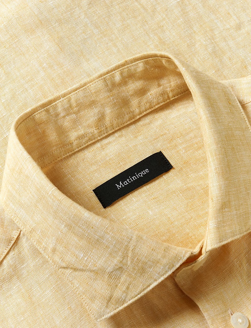 Matinique - MAmarc short - leinenhemden - golden cream - 5