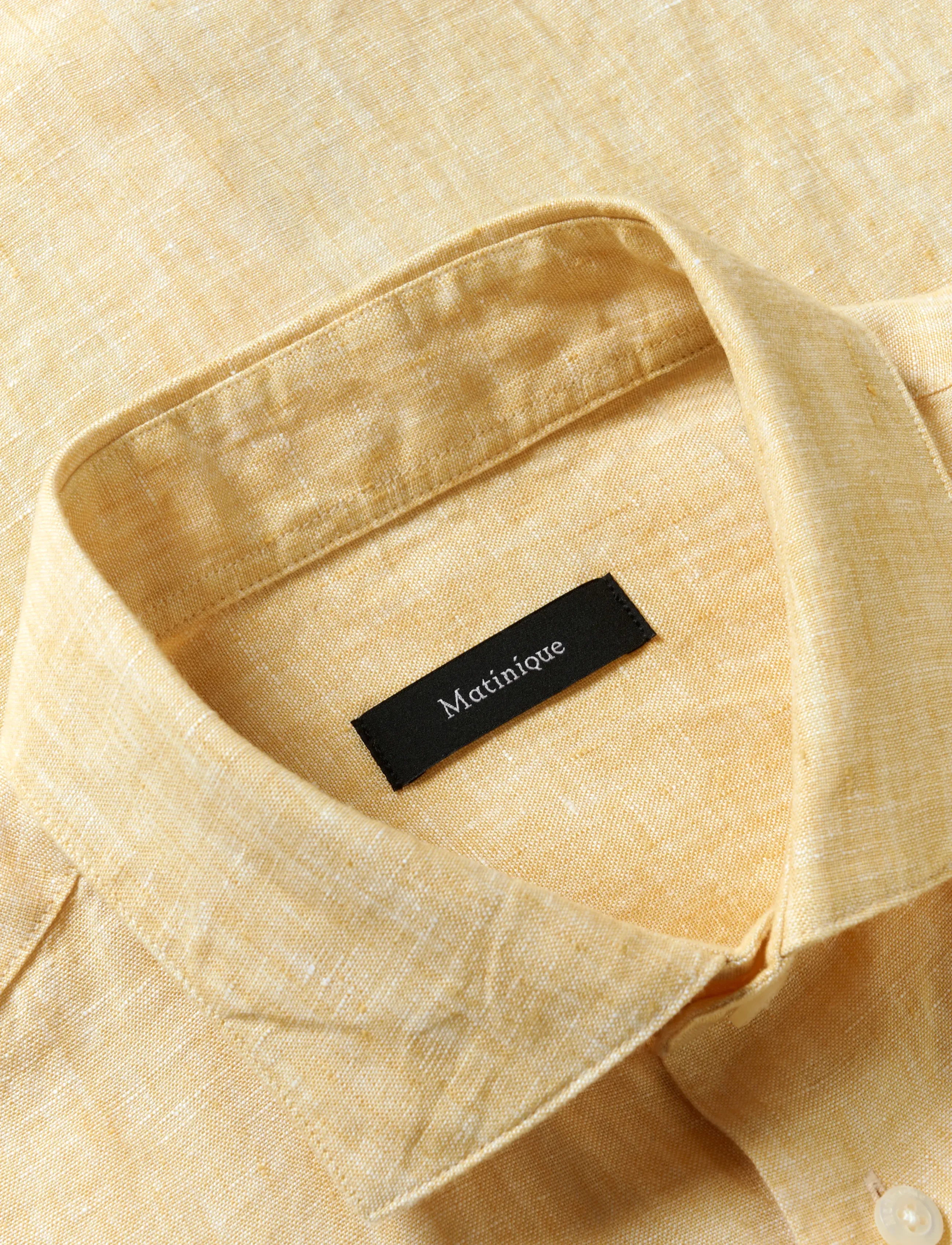 Matinique - MAmarc short - linneskjortor - golden cream - 5