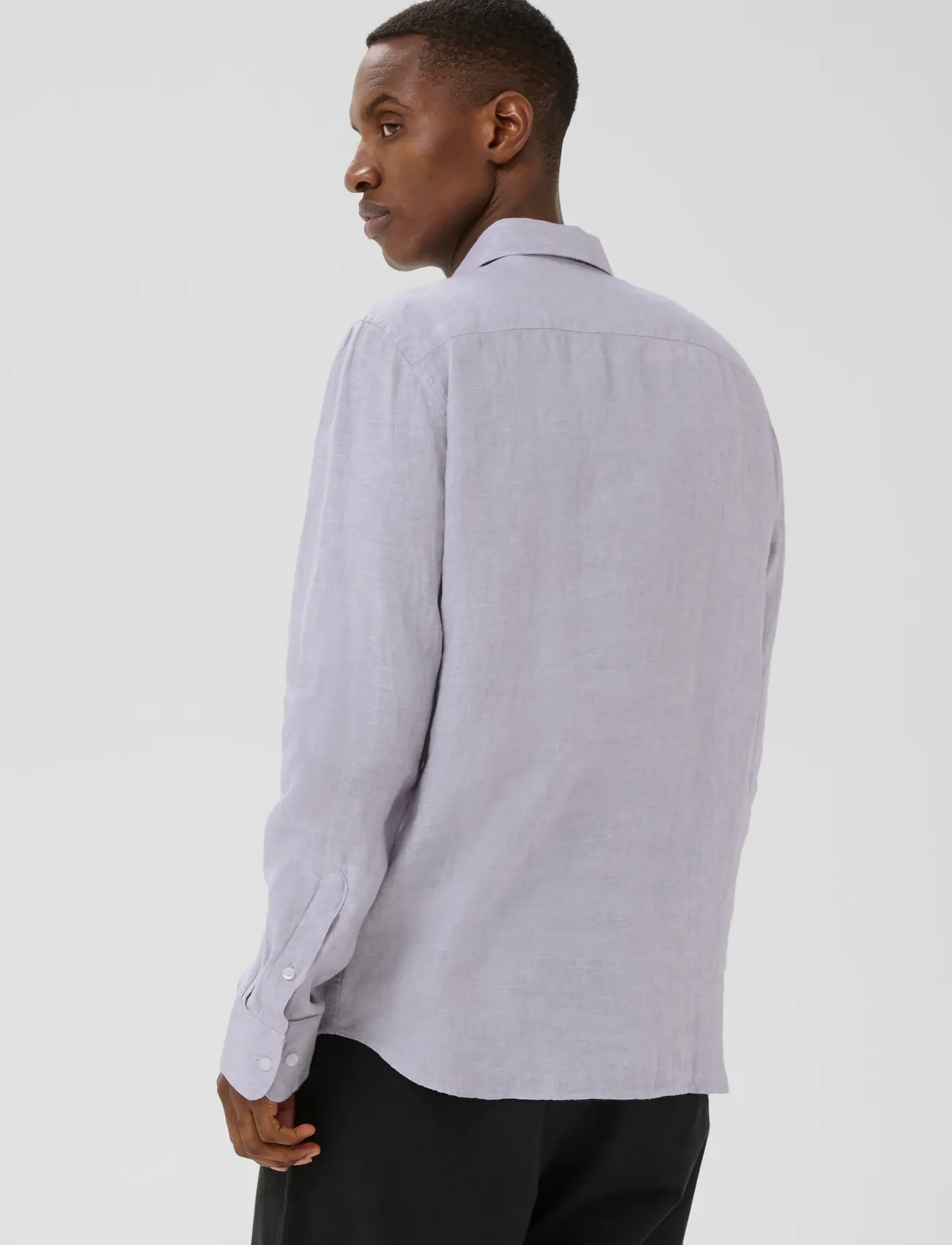 Matinique - MAmarc short - hørskjorter - lavender aura - 3