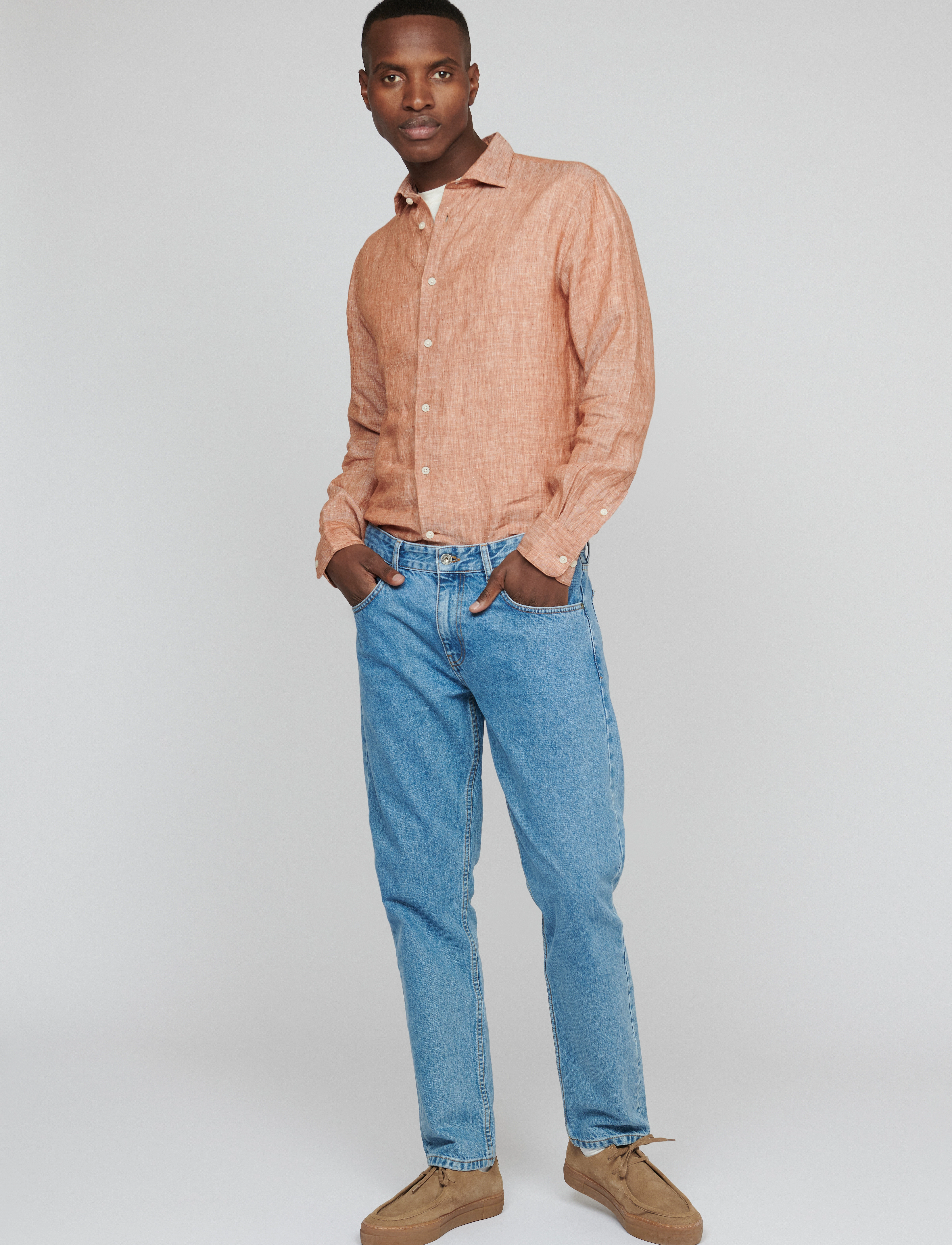 Matinique - MAmarc short - linneskjortor - mocha bisque - 3
