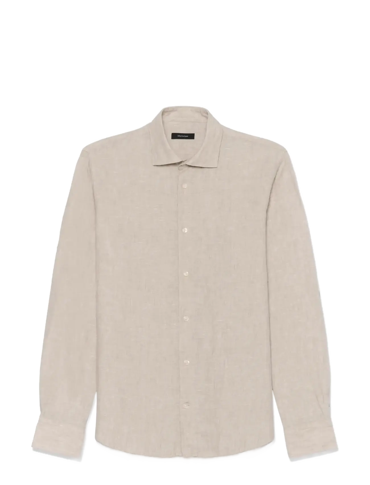 Matinique - MAmarc short - hørskjorter - plaza taupe - 1