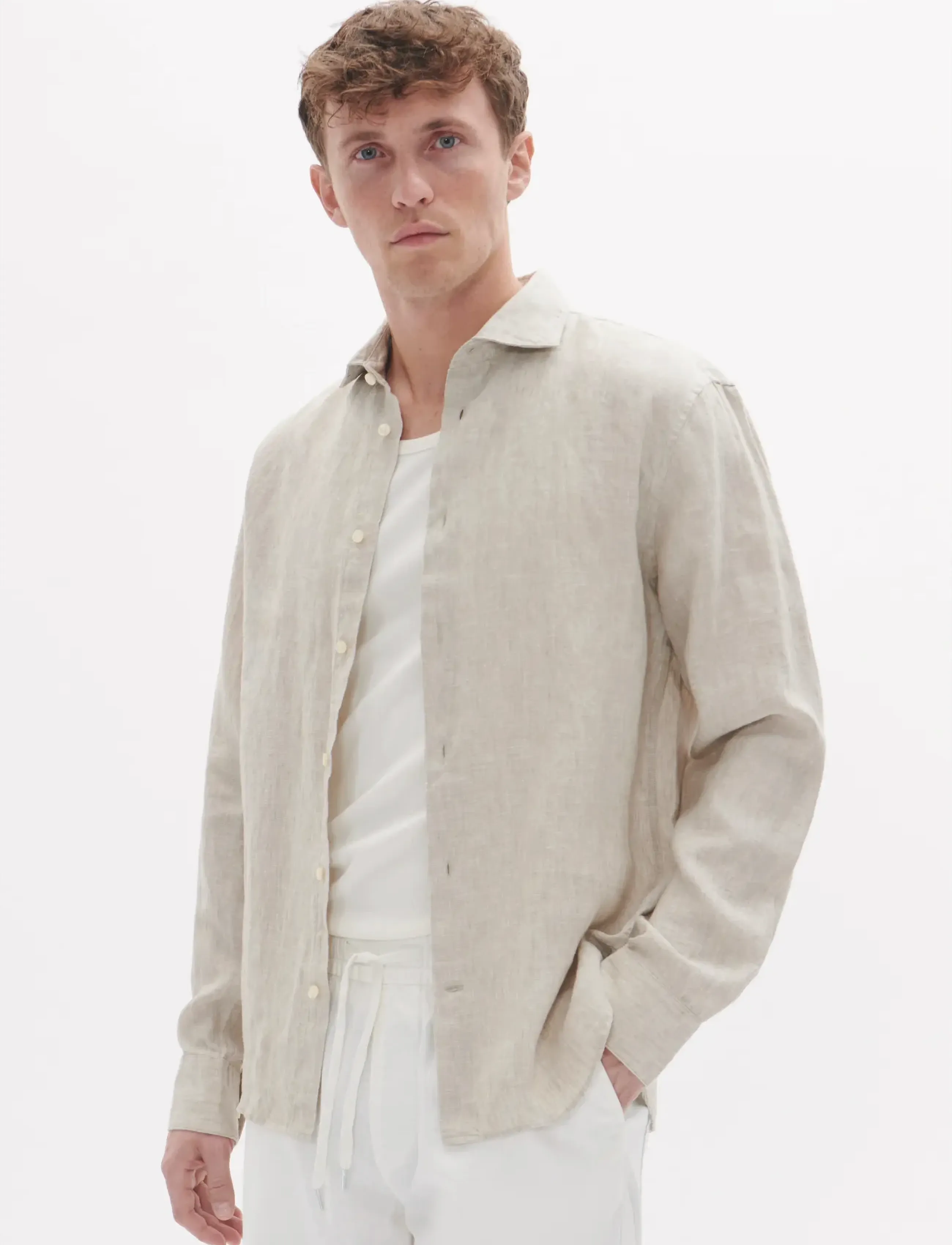 Matinique MAmarc short - Casual skjorter - PLAZA TAUPE / beige