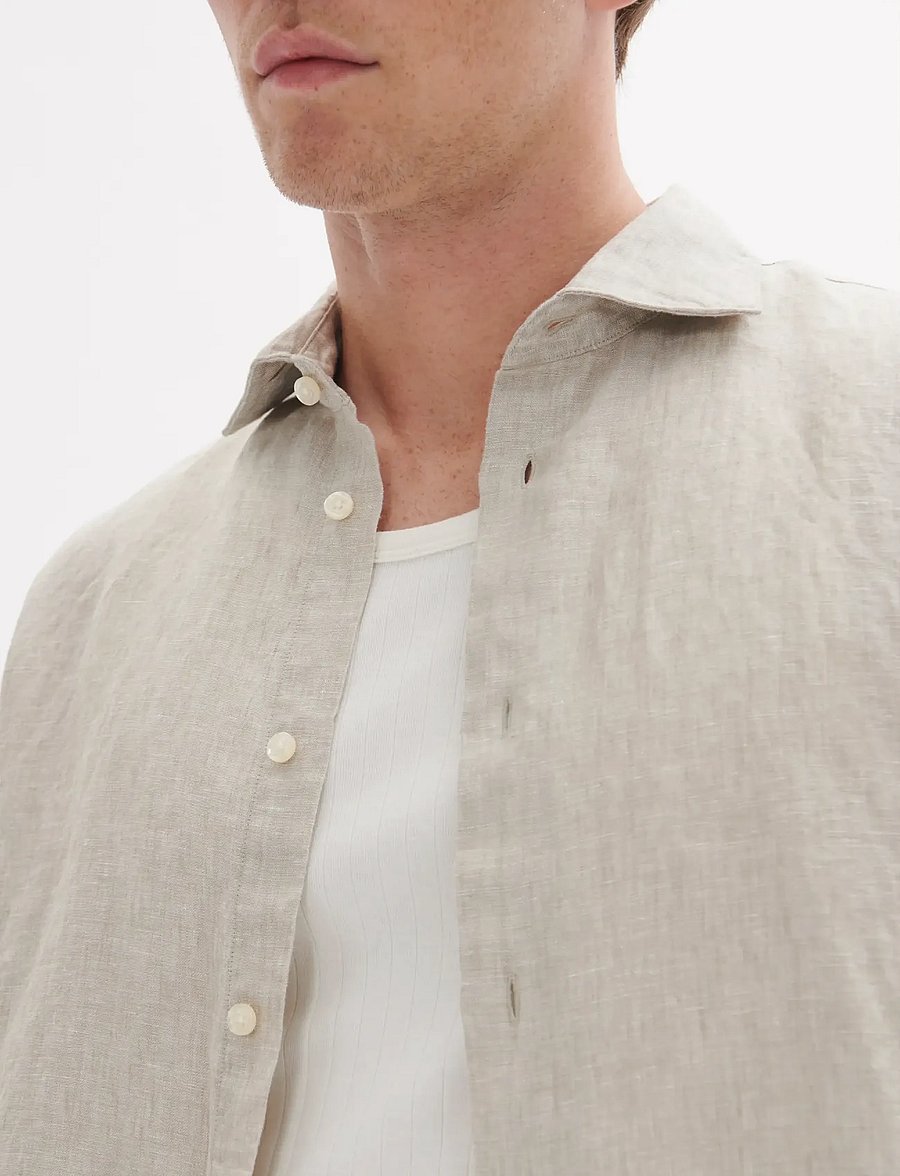 Matinique - MAmarc short - linased särgid - plaza taupe - 3
