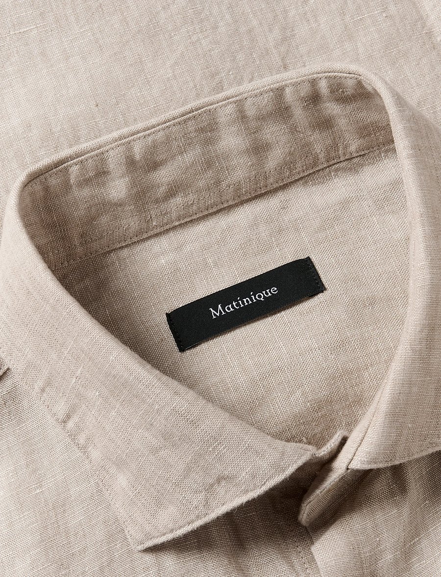 Matinique - MAmarc short - linased särgid - plaza taupe - 5