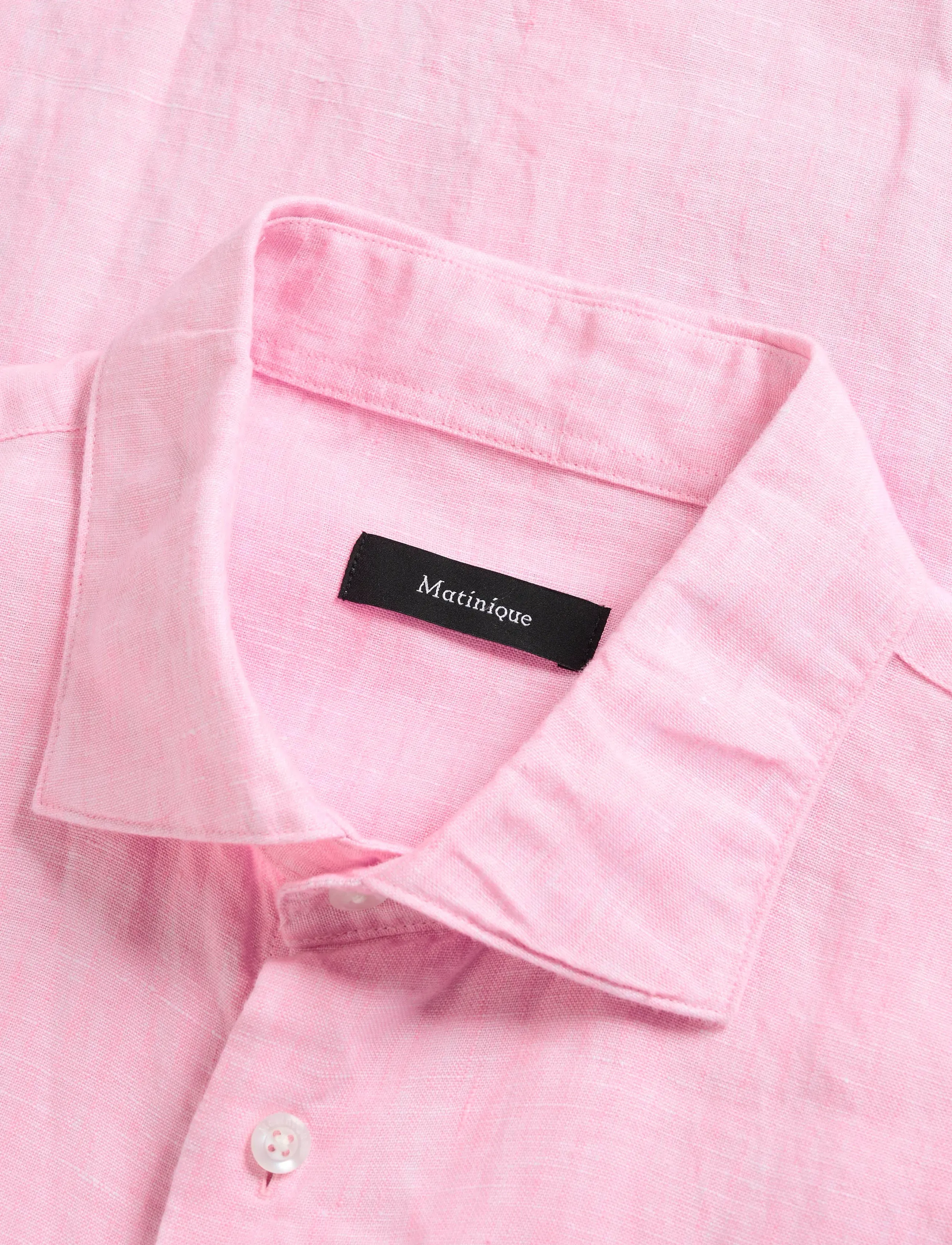Matinique - MAmarc short - leinenhemden - prism pink - 1
