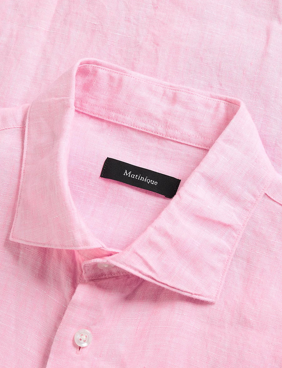 Matinique - MAmarc short - hørskjorter - prism pink - 1