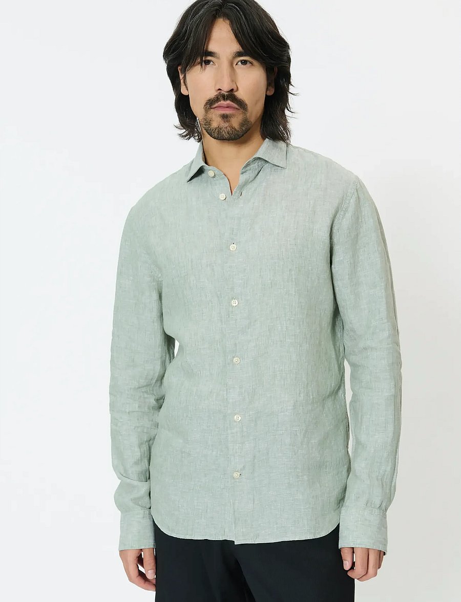 Matinique - MAmarc short - hørskjorter - sea spray - 0