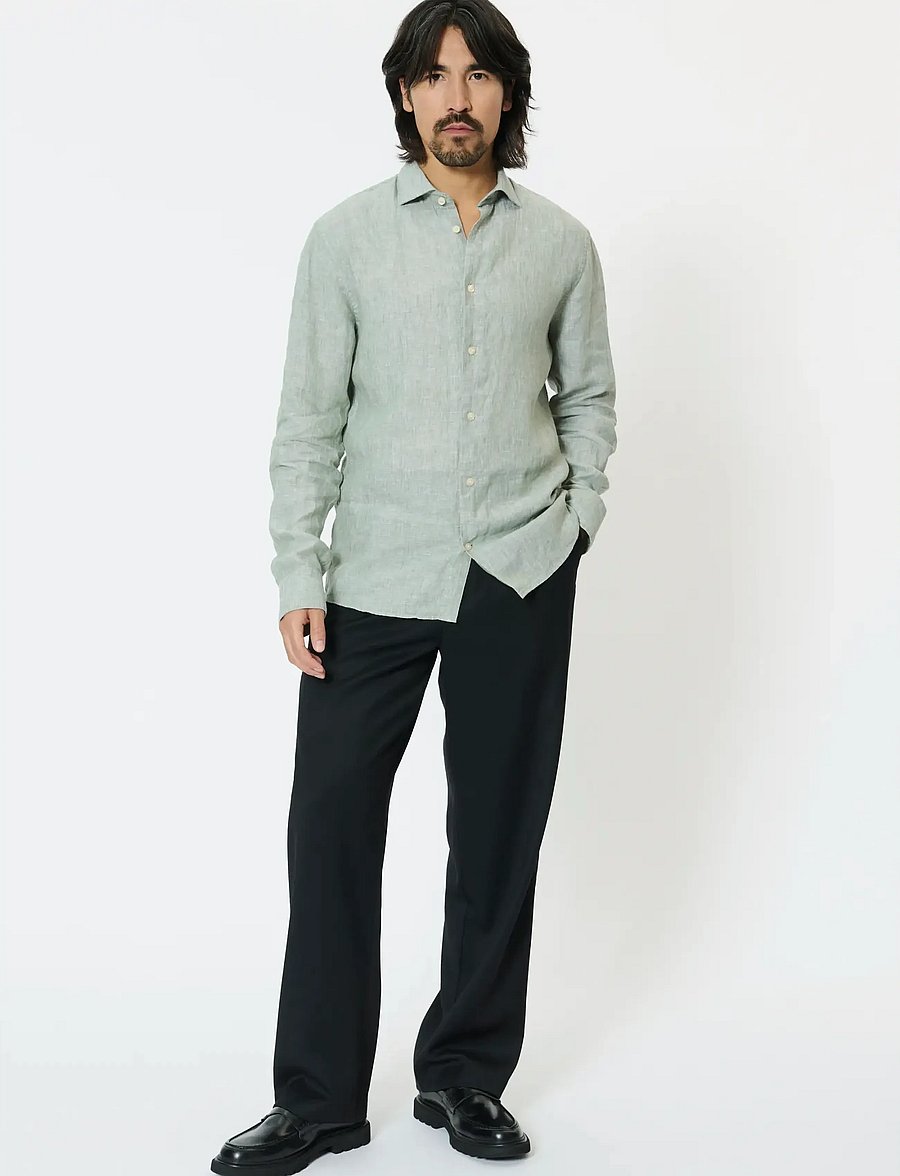 Matinique - MAmarc short - hørskjorter - sea spray - 2