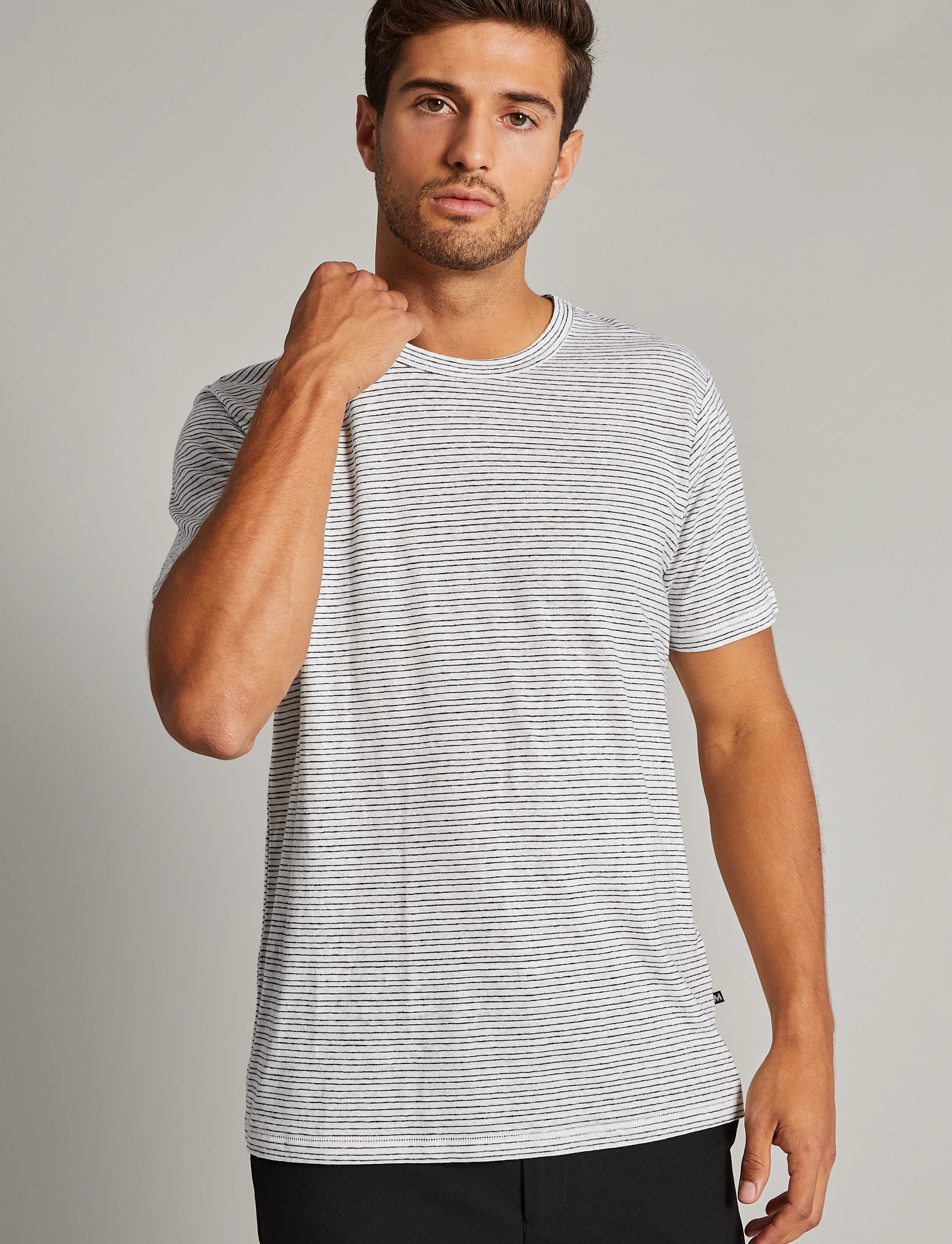 Matinique - MAcaspian Linen Stripe - broken white - 2