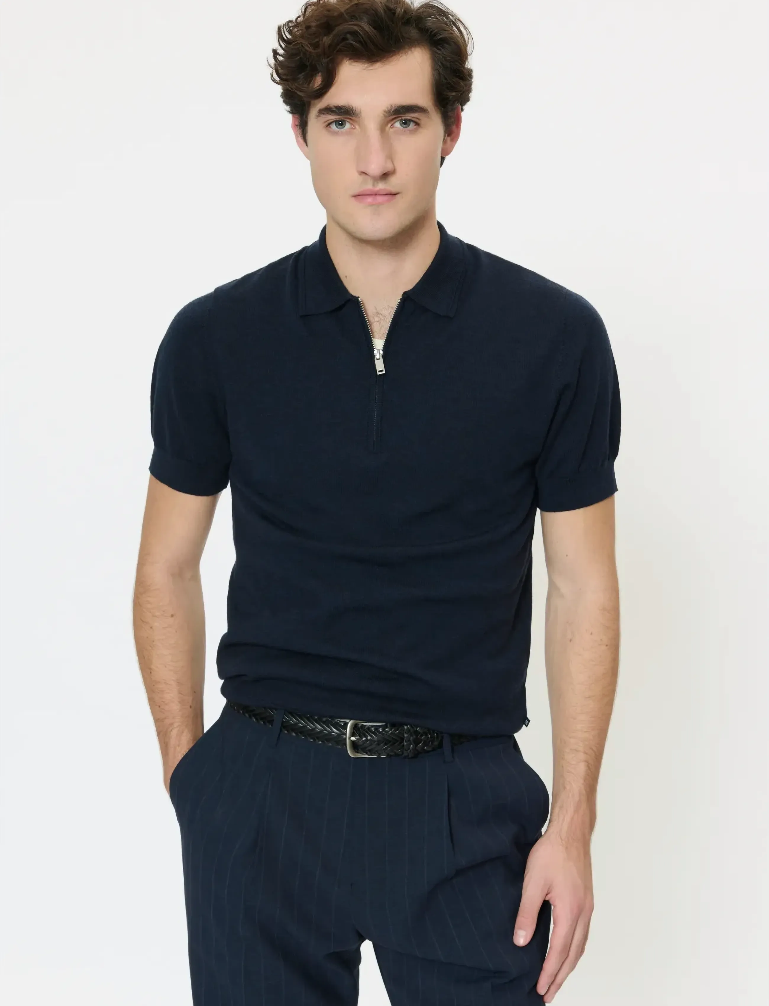 Matinique MAPolo Knit - Matinique - DARK NAVY MELANGE / blue