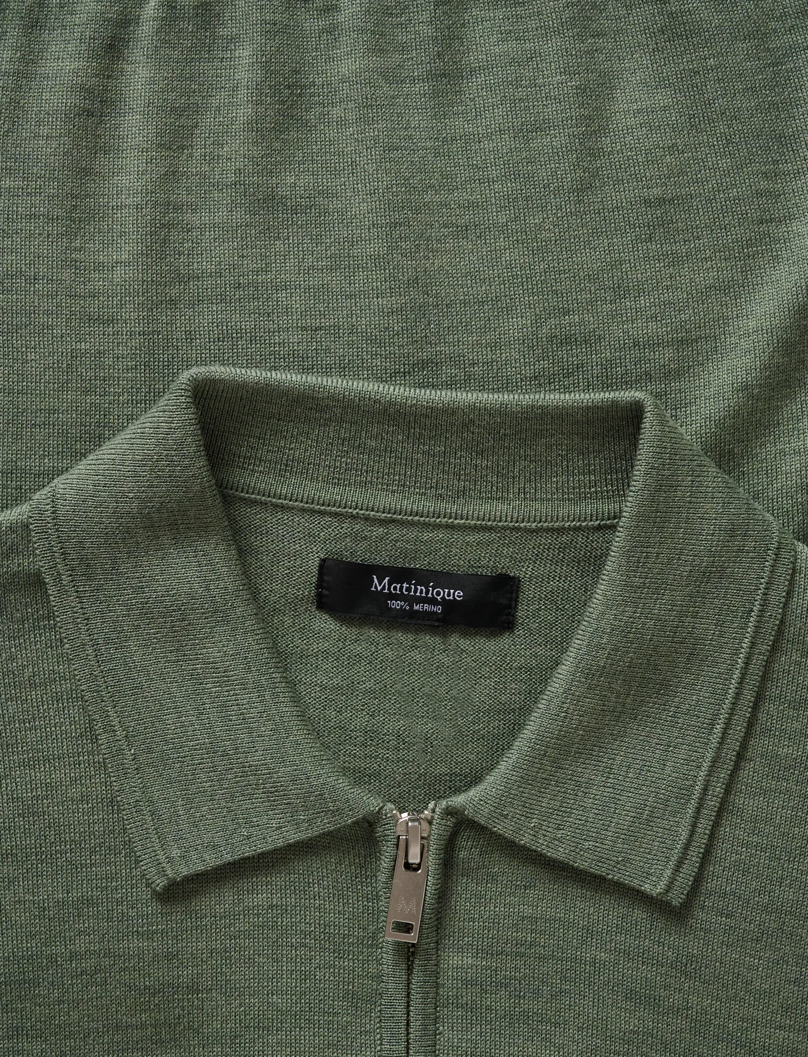 Matinique - MAPolo Knit - herren - sea spray melange - 5