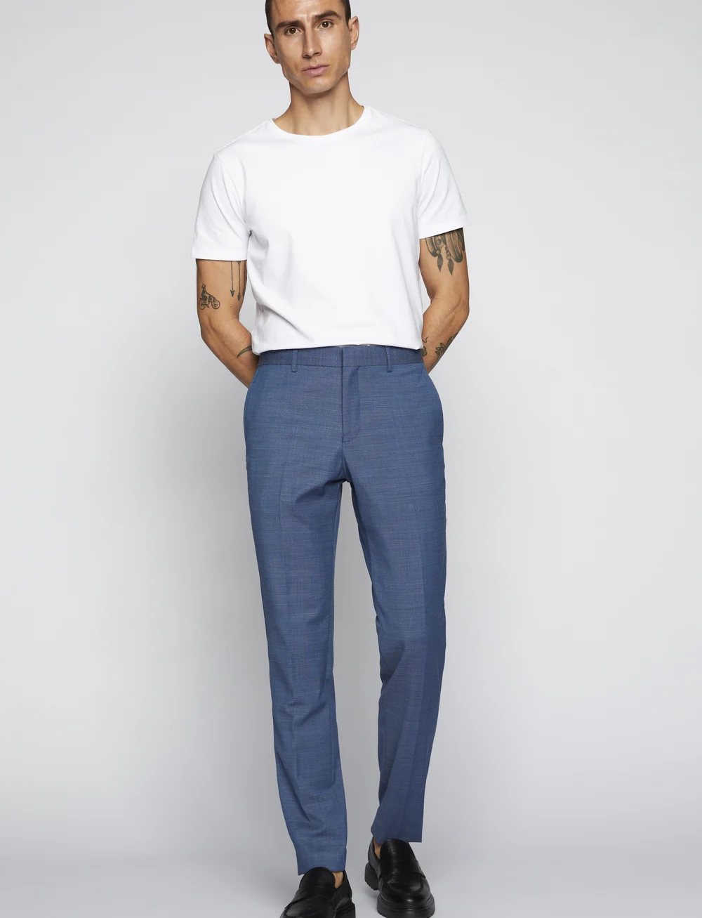 Matinique - MAlas - habitbukser - chambray blue - 3