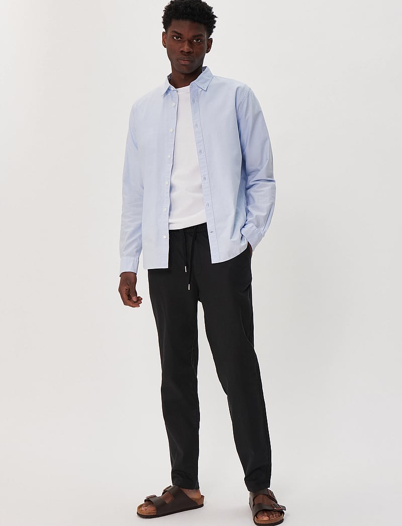 Matinique - MAbarton Pant - hørbukser - black - 3