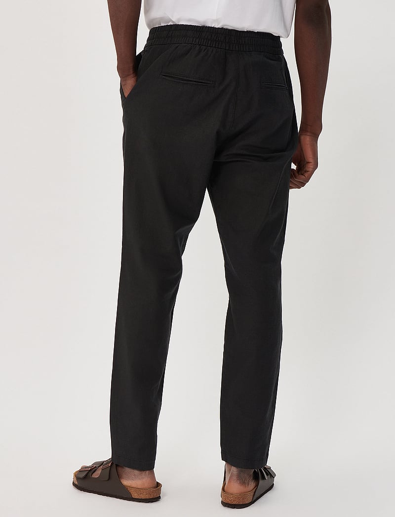 Matinique - MAbarton Pant - hørbukser - black - 4
