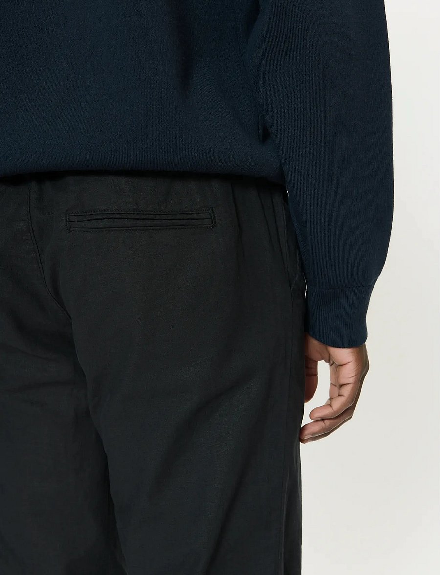 Matinique - MAbarton Pant - hørbukser - black - 5