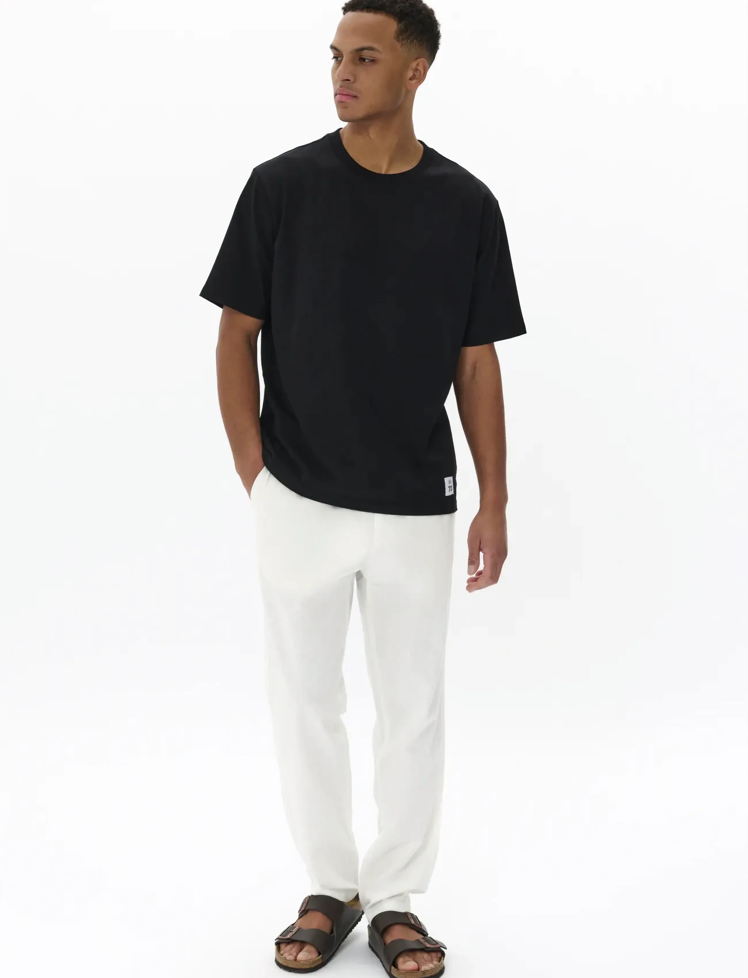 Matinique - MAbarton Pant - linnebyxor - broken white - 3