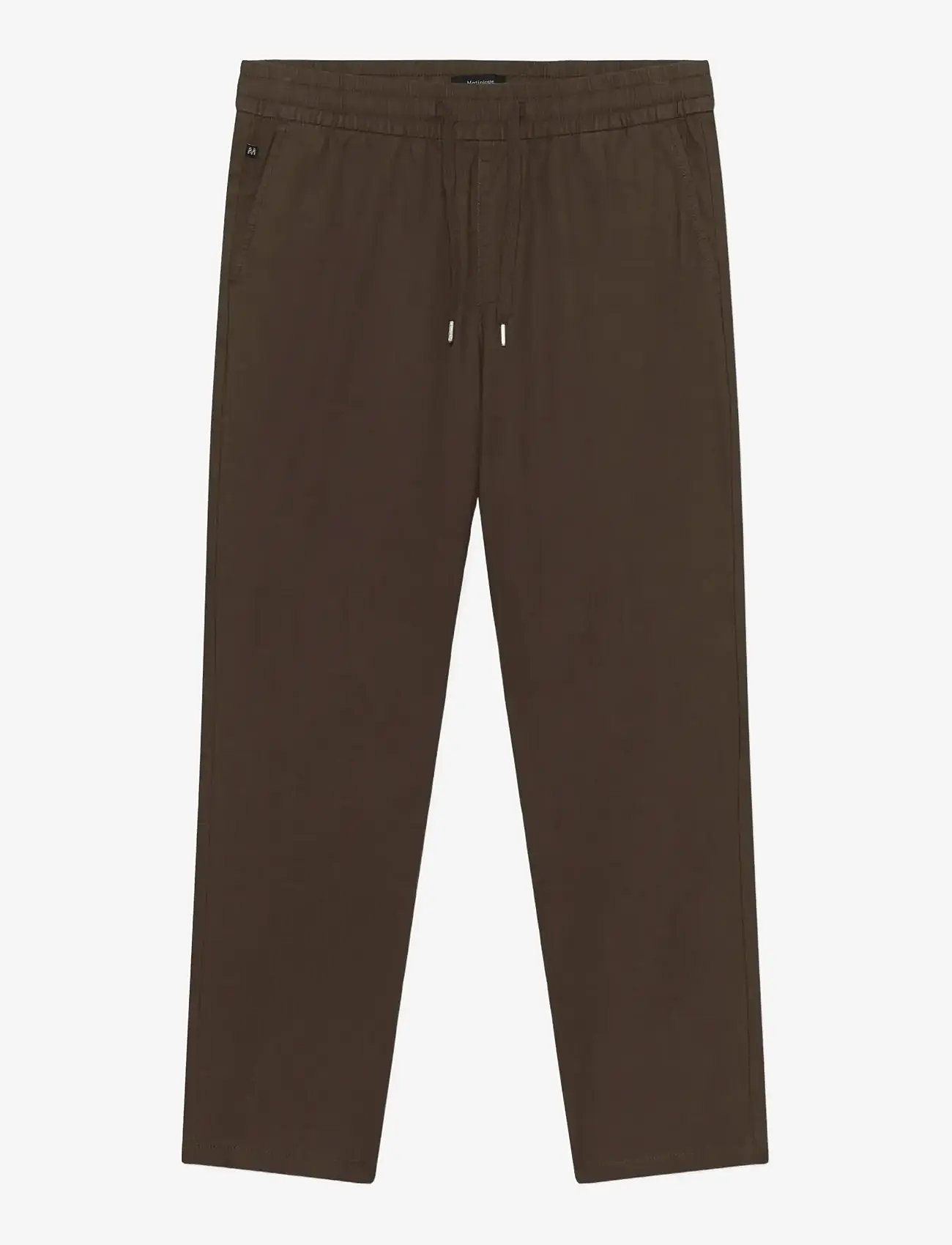Matinique - MAbarton Pant - leinenhosen - chocolate brown - 0