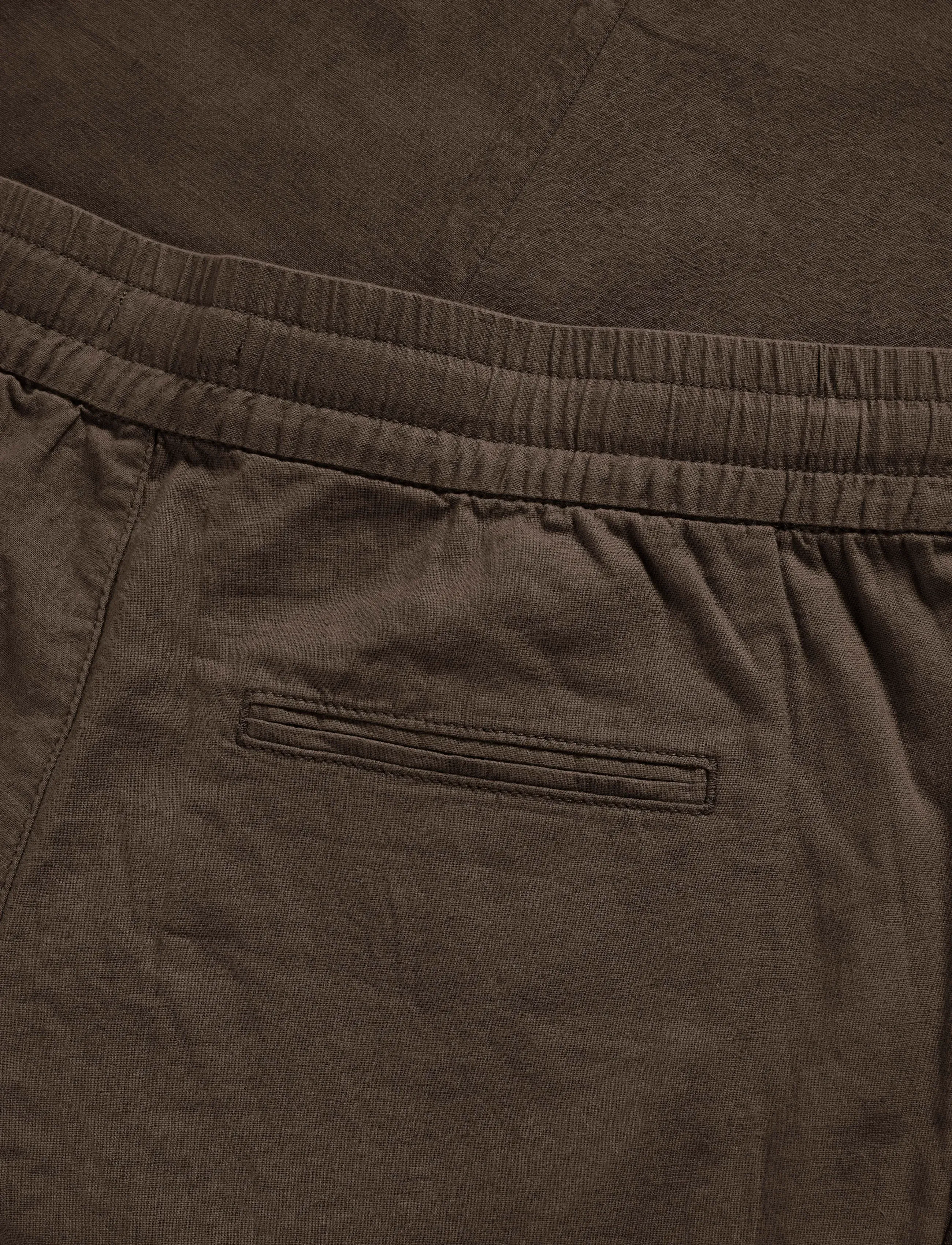 Matinique - MAbarton Pant - hørbukser - chocolate brown - 1