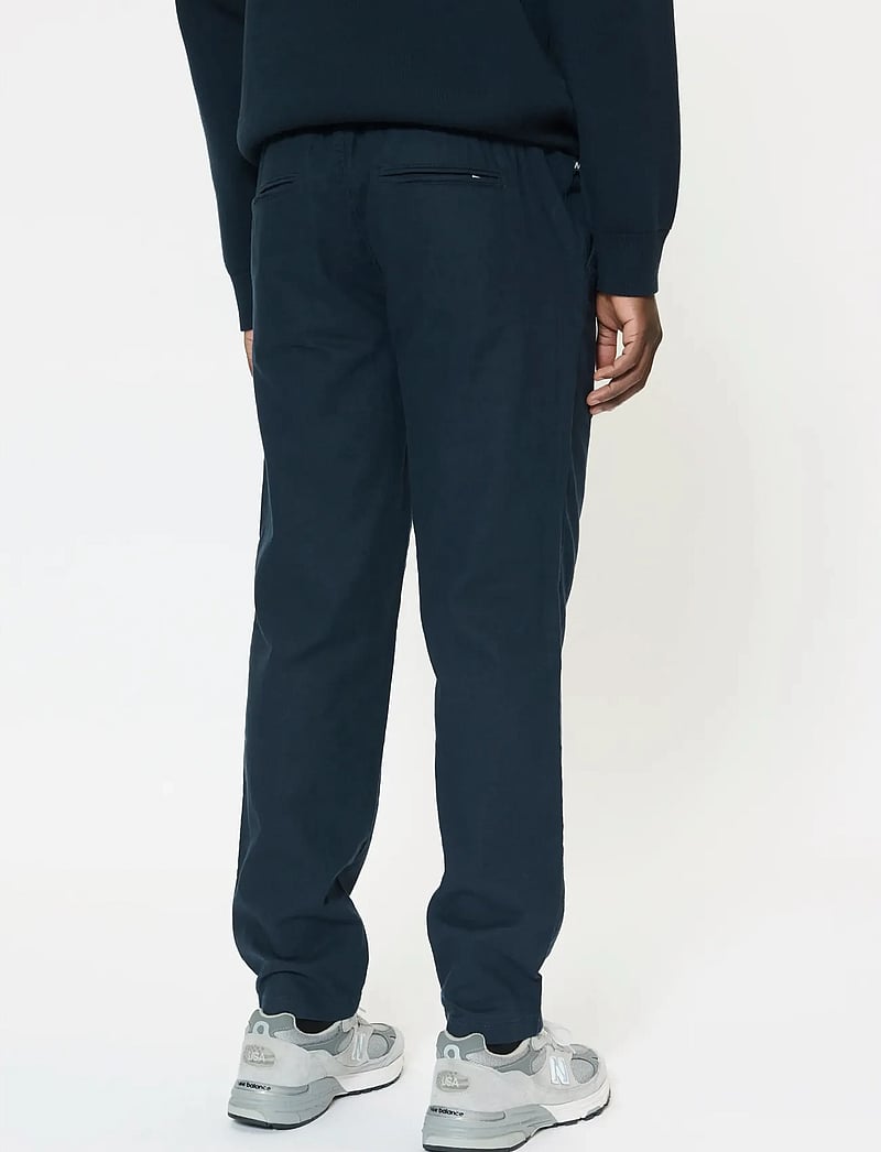 Matinique - MAbarton Pant - leinenhosen - dark navy - 4