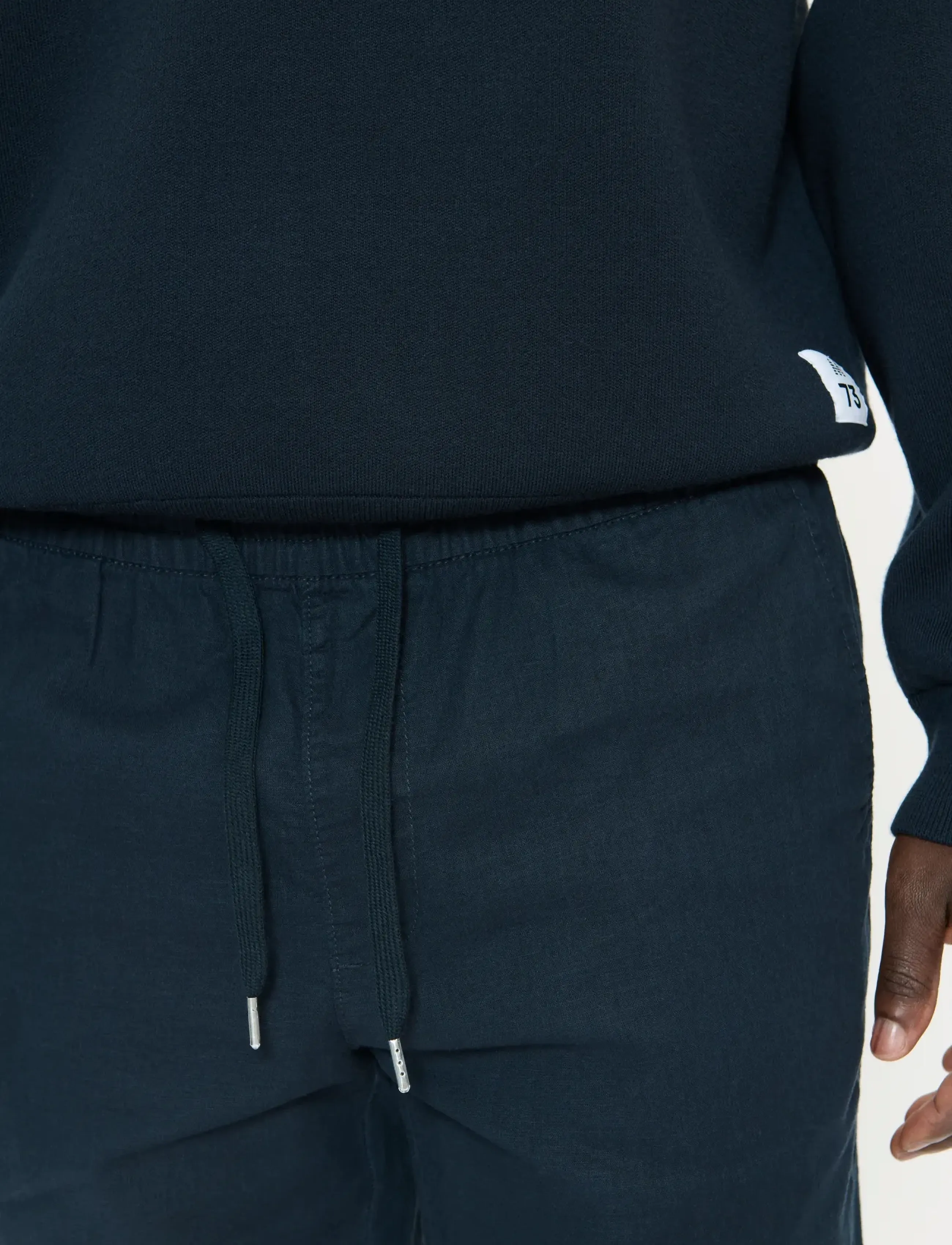 Matinique - MAbarton Pant - linnebyxor - dark navy - 5