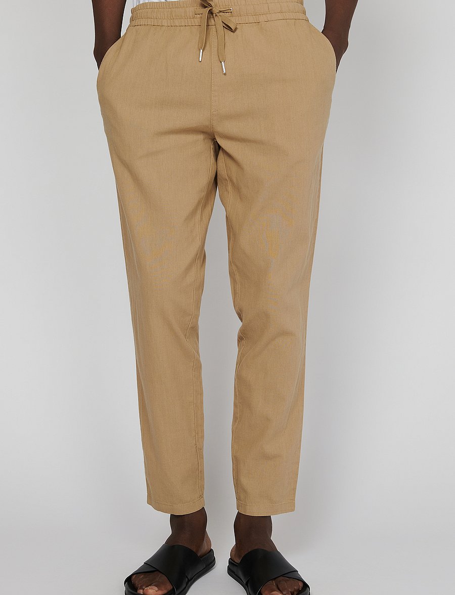 Matinique - MAbarton Pant - linen trousers - khaki - 0