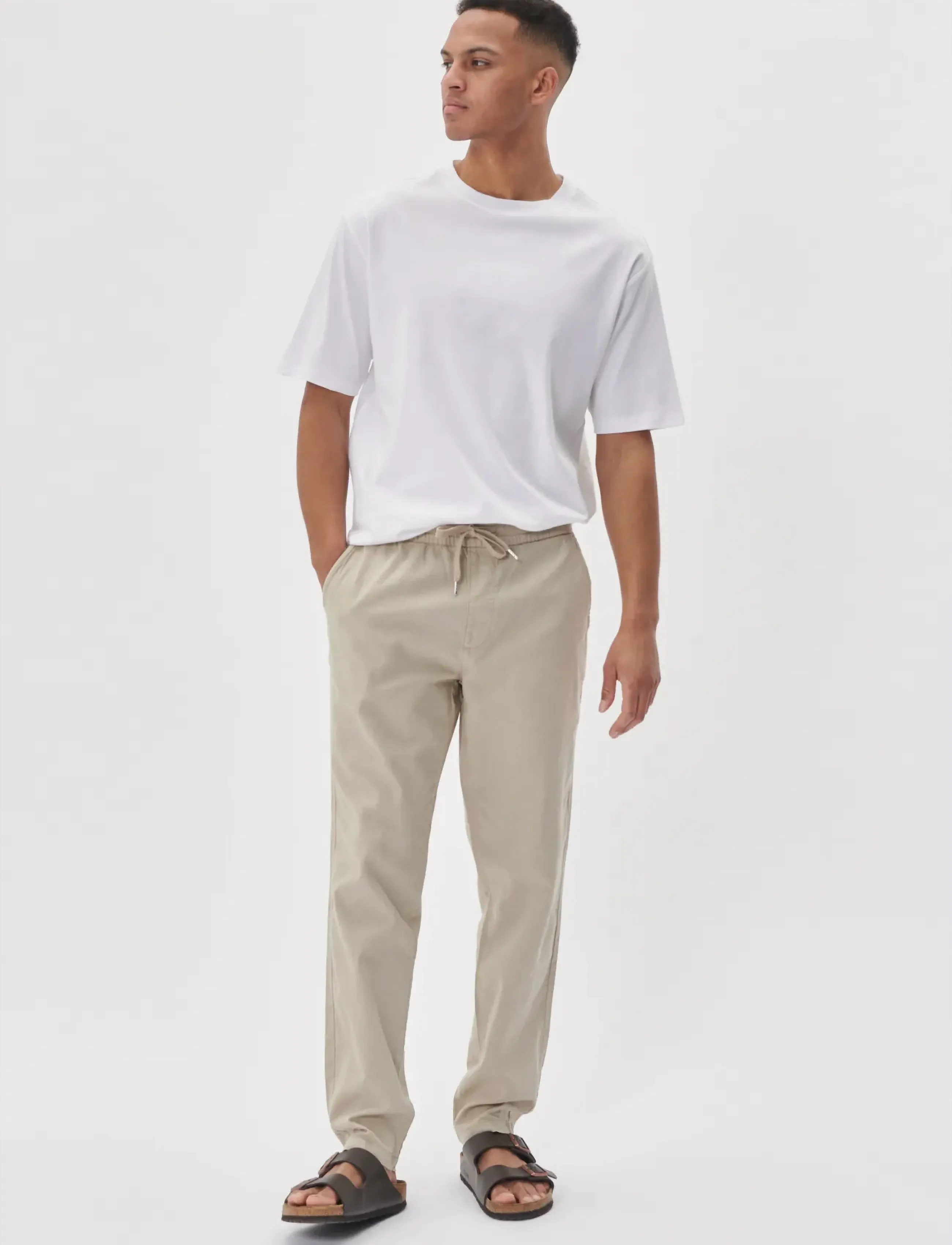 Matinique - MAbarton Pant - linased püksid - plaza taupe - 3