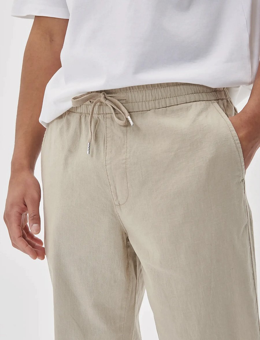Matinique - MAbarton Pant - linnebyxor - plaza taupe - 5
