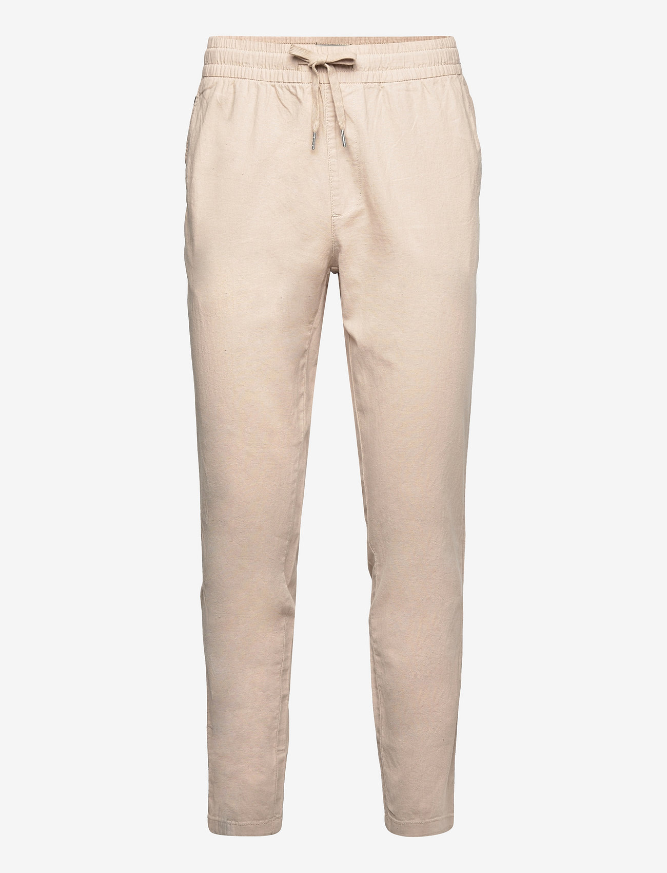 Matinique - MAbarton Pant - spodnie lniane - simply taupe - 1