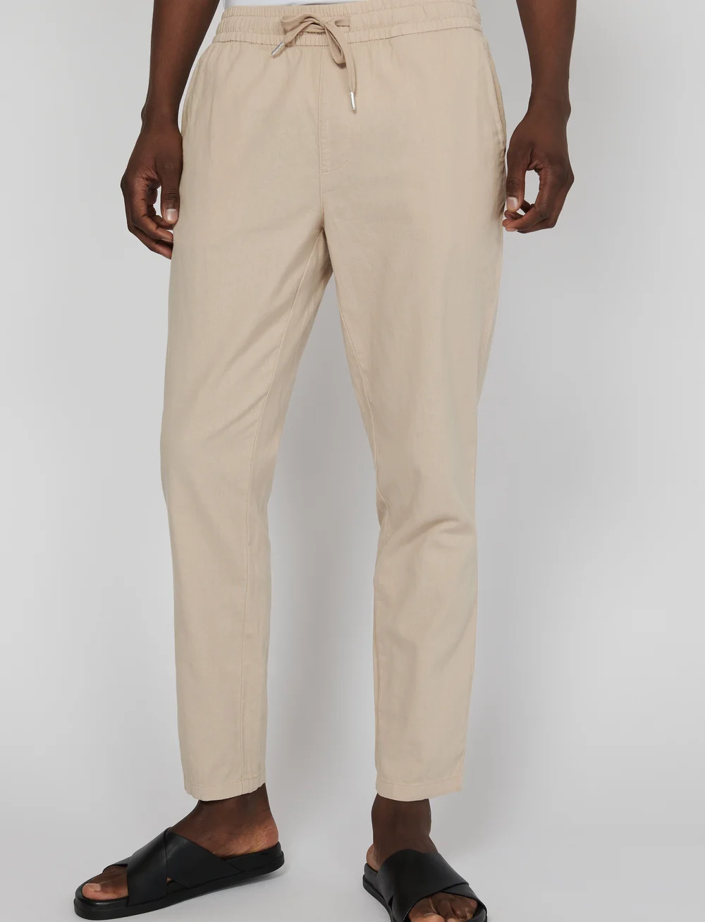 Matinique - MAbarton Pant - linen trousers - simply taupe - 0