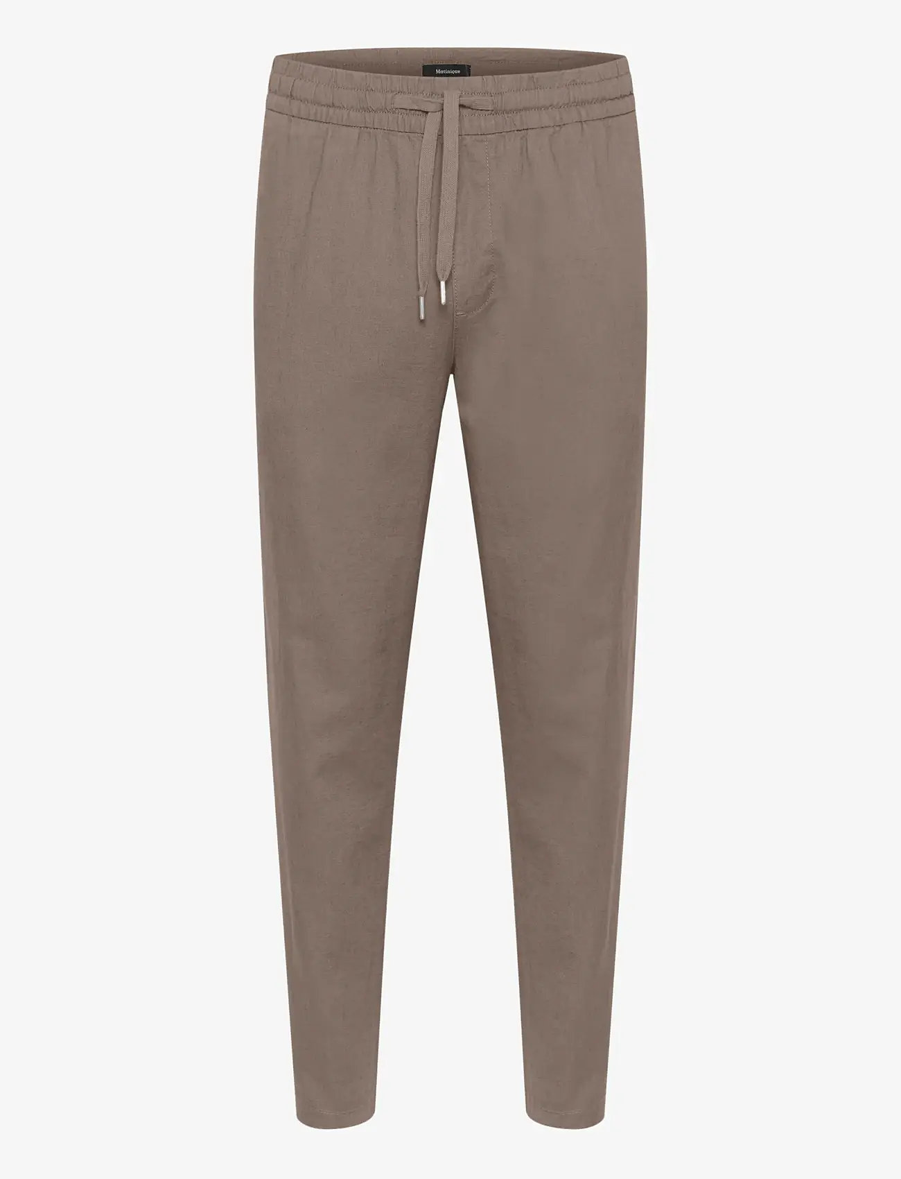 Matinique - MAbarton Pant - linased püksid - walnut - 1