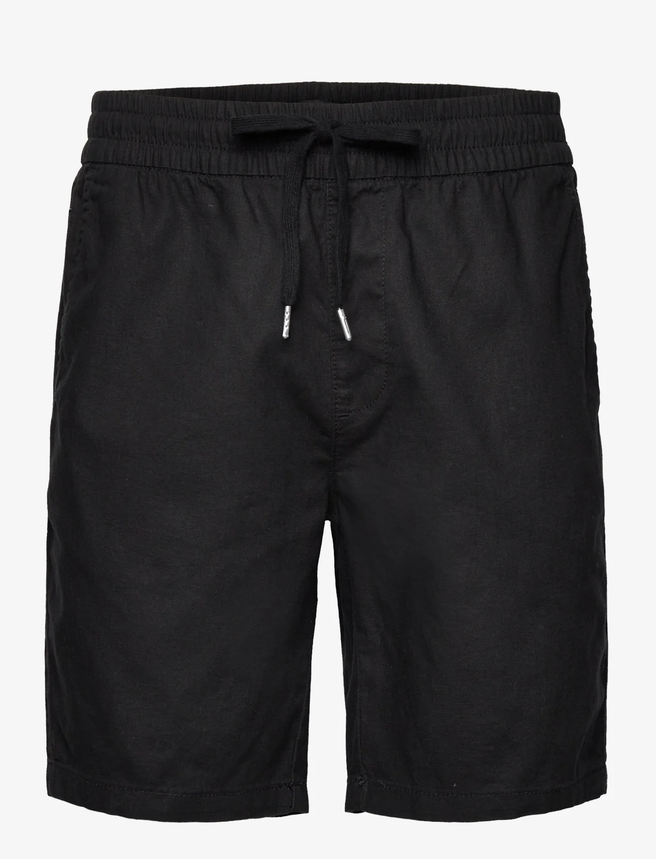 Matinique - MAbarton Short - linnen shorts - black - 0