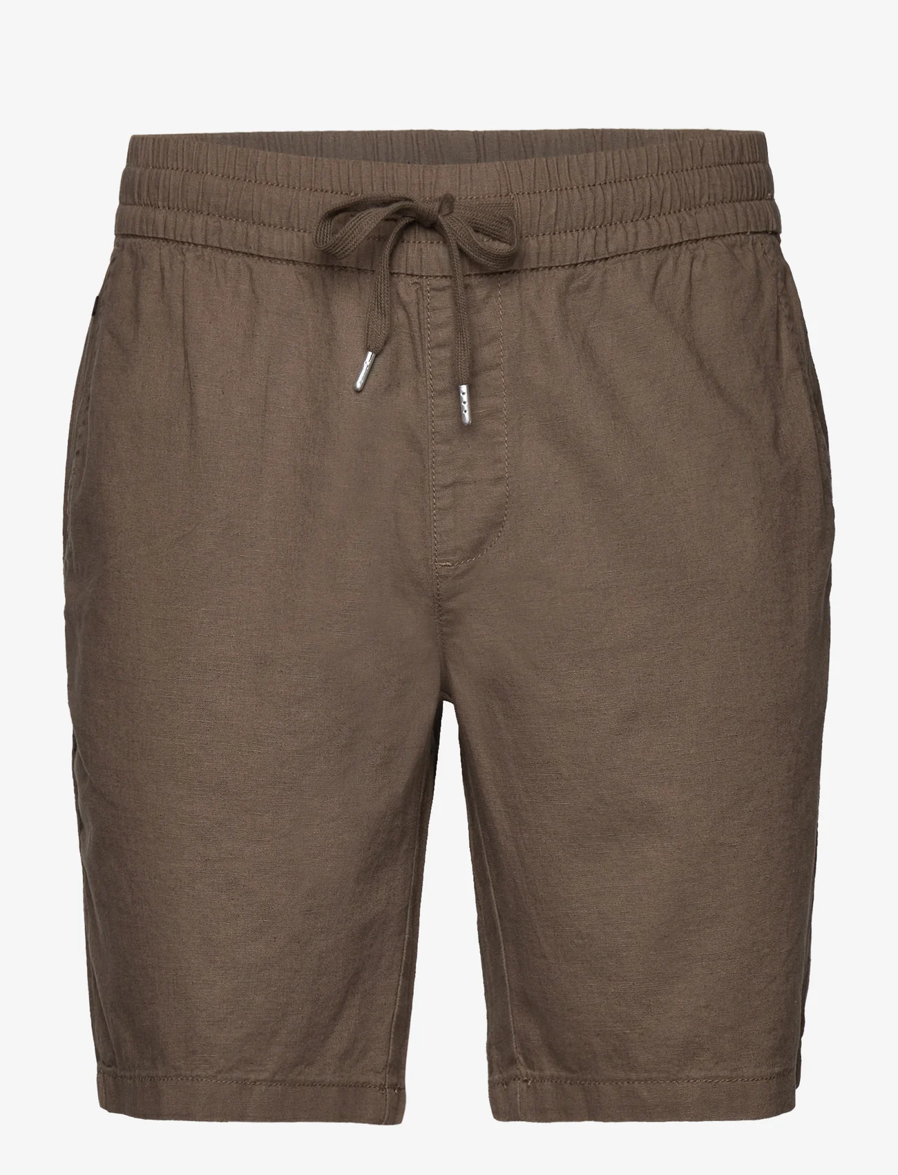 Matinique - MAbarton Short - linen shorts - brown soil - 0