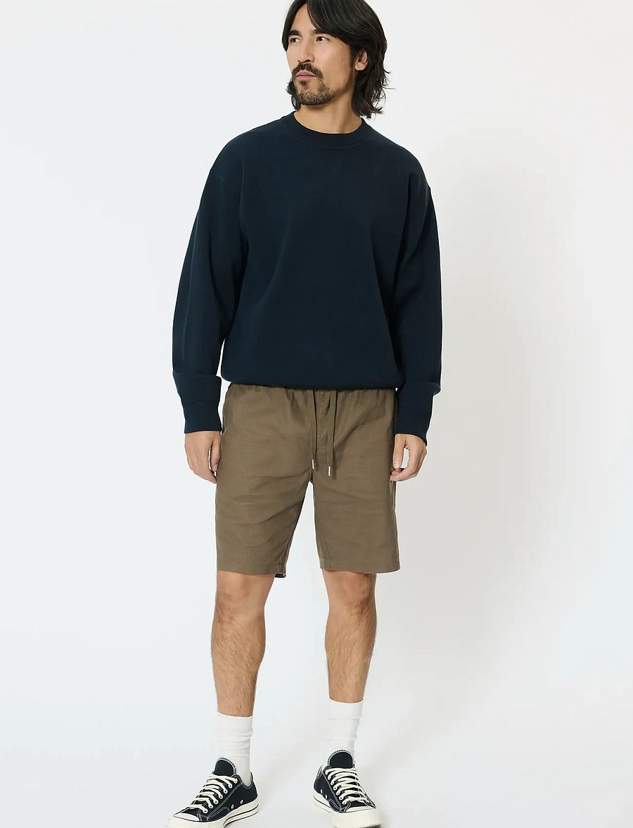 Matinique - MAbarton Short - hørshorts - brown soil - 3