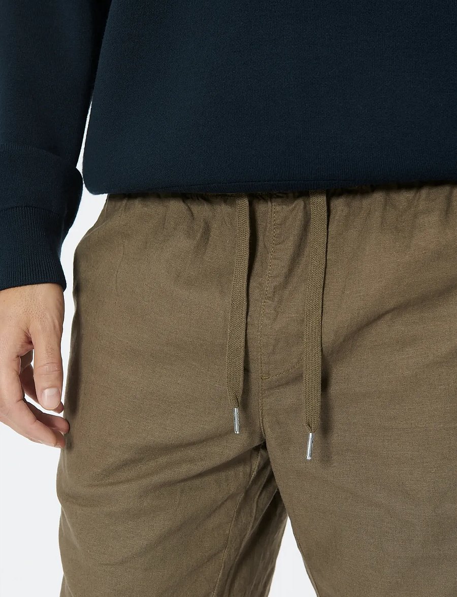 Matinique - MAbarton Short - hørshorts - brown soil - 5