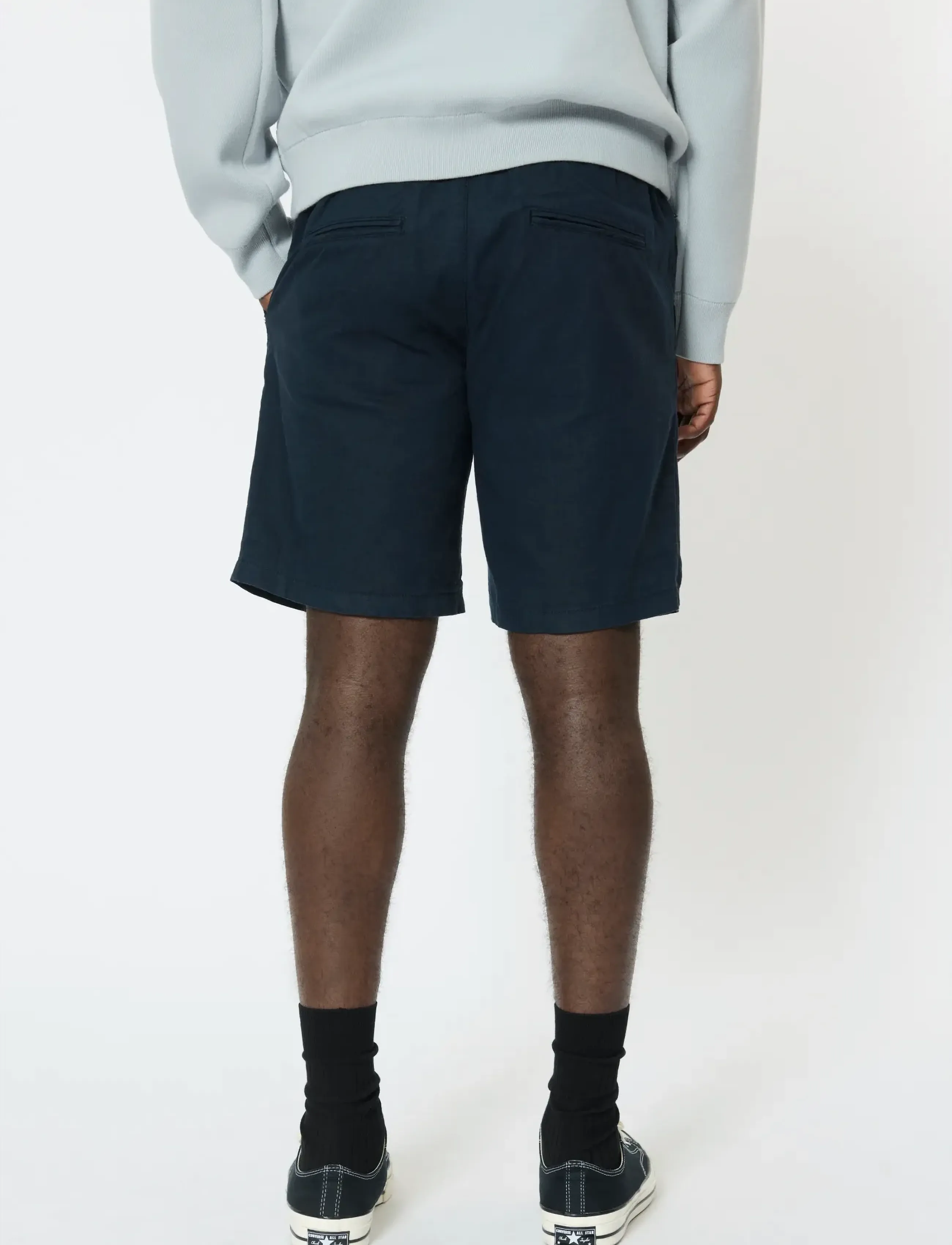 Matinique - MAbarton Short - leinen-shorts - dark navy - 4