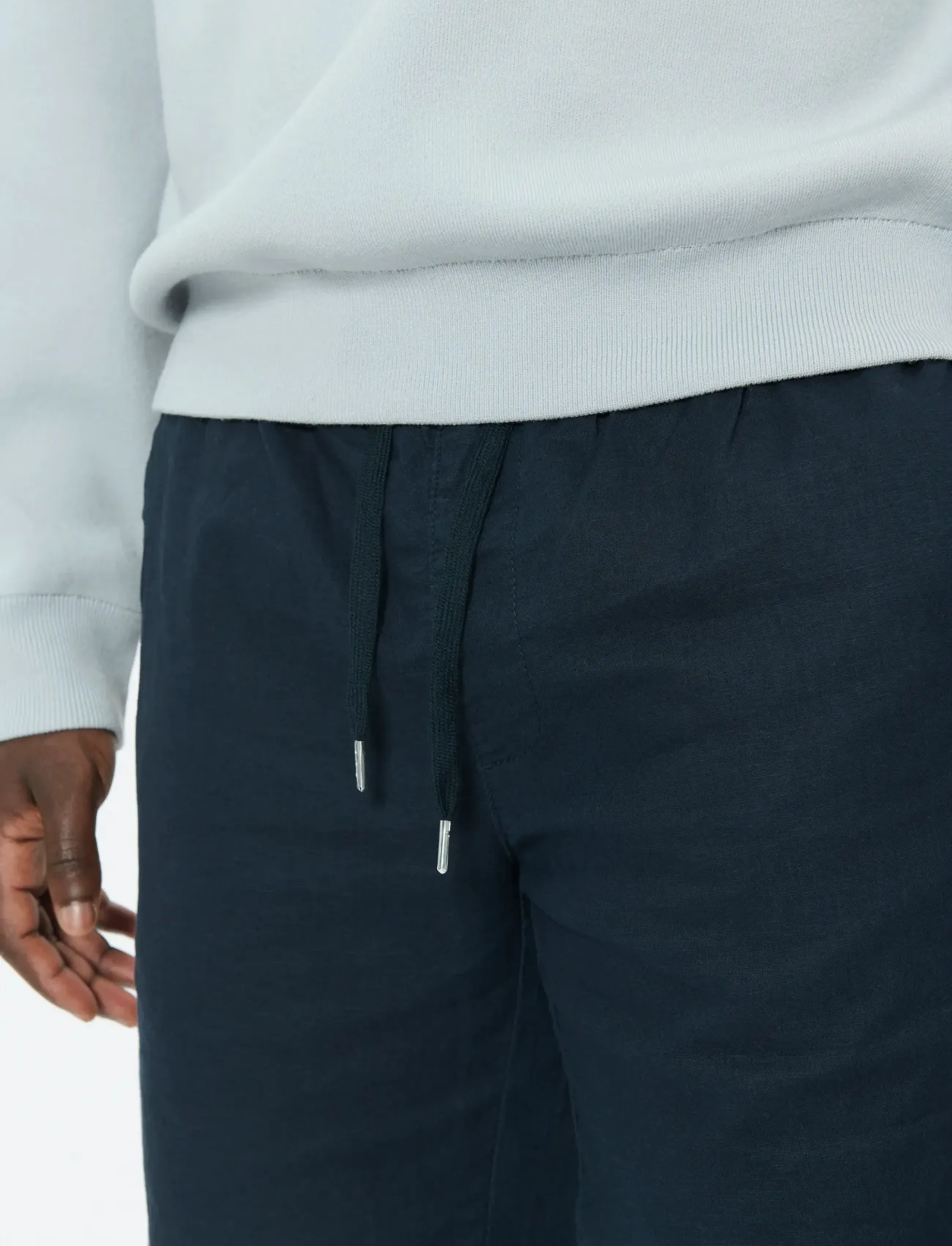 Matinique - MAbarton Short - leinen-shorts - dark navy - 5