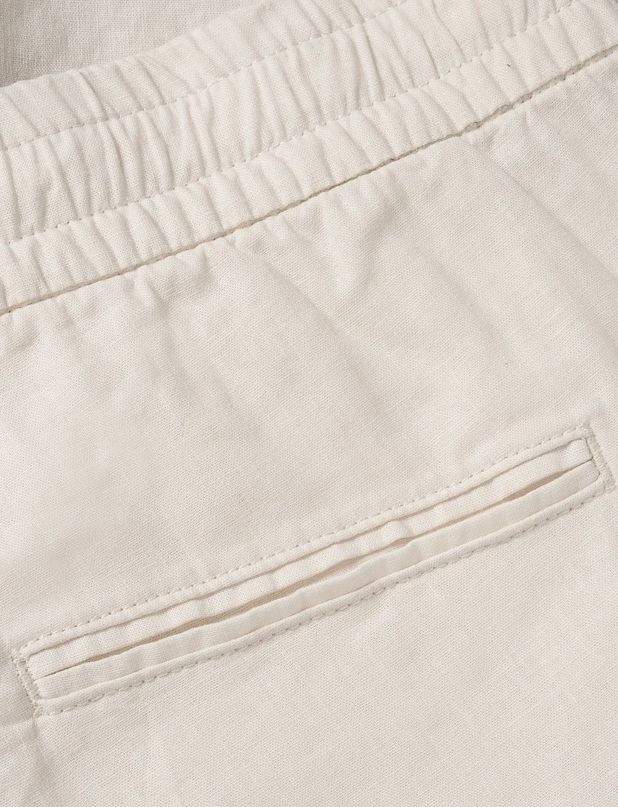 Matinique - MAbarton Short - leinen-shorts - eggnog - 5