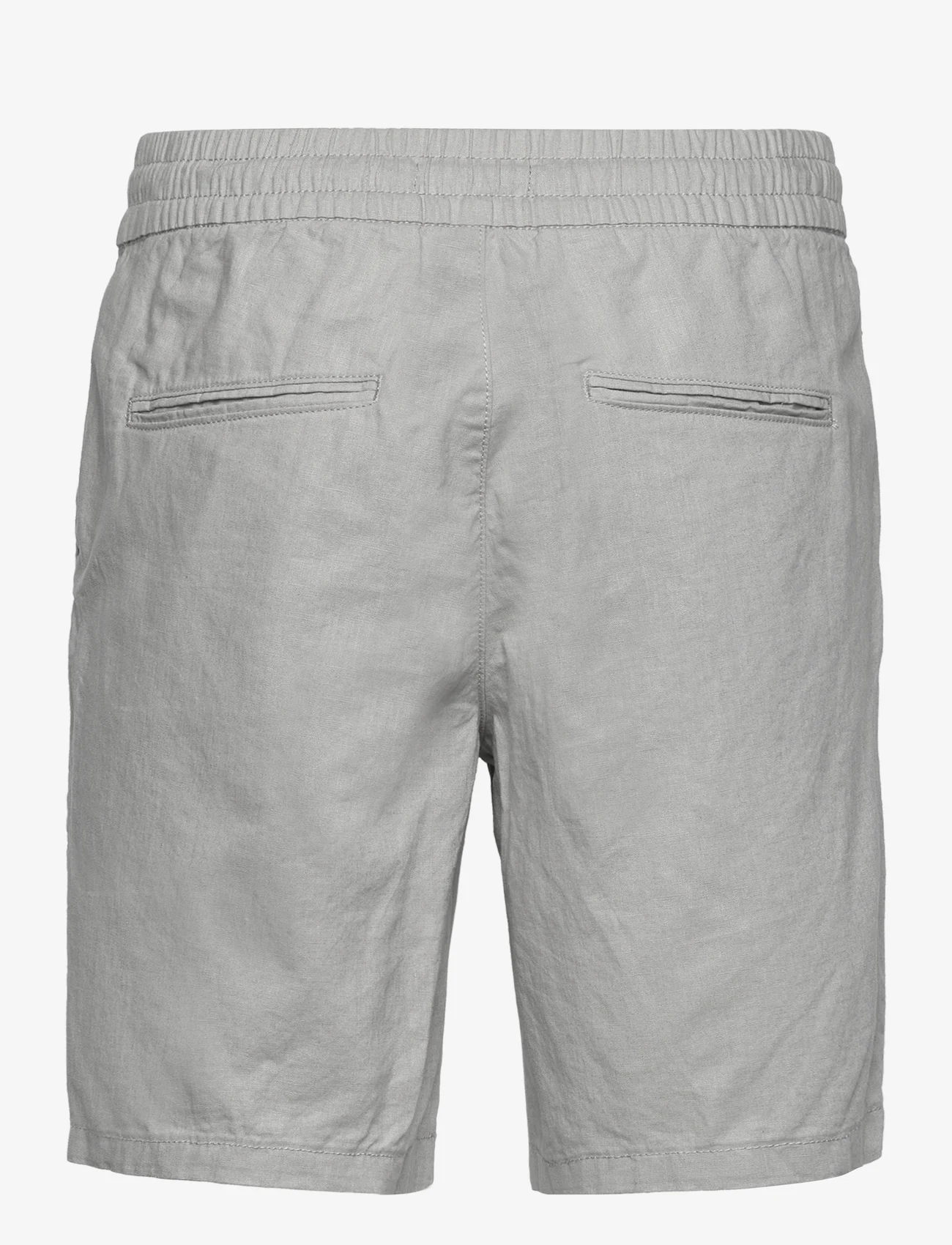 Matinique - MAbarton Short - linen shorts - ghost gray - 1