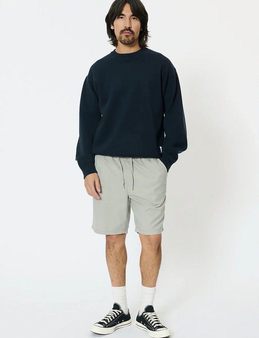 Matinique - MAbarton Short - linased lühikesed püksid - ghost gray - 3