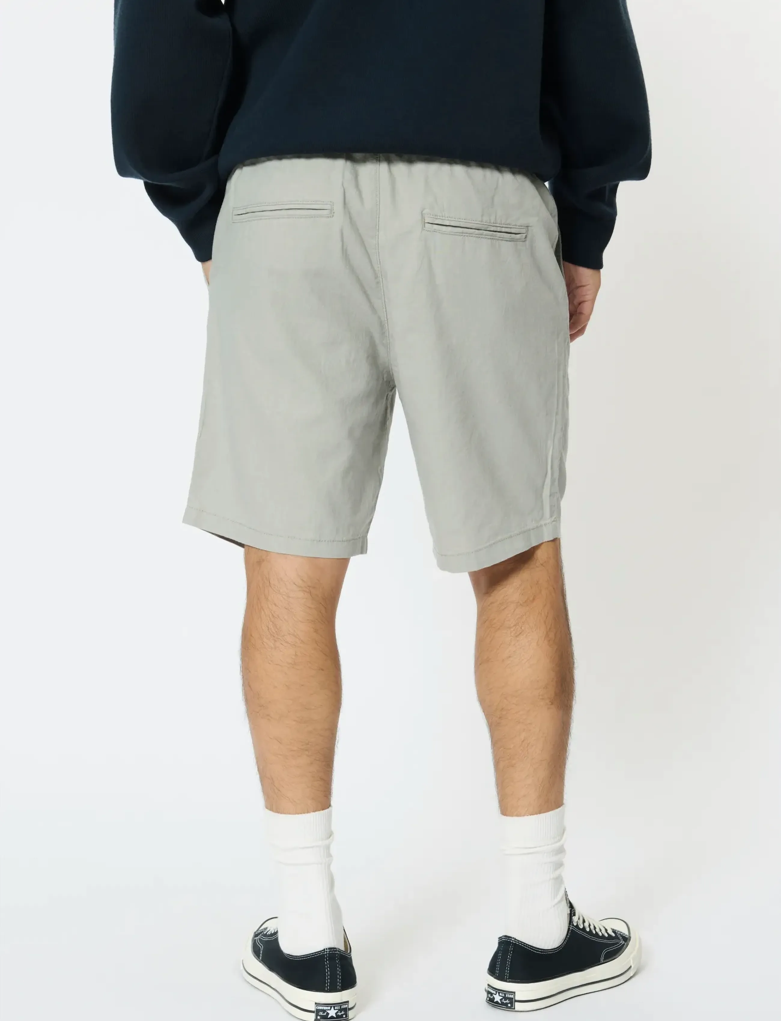 Matinique - MAbarton Short - leinen-shorts - ghost gray - 4
