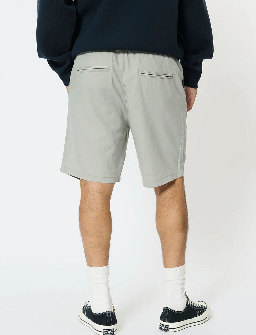 Matinique - MAbarton Short - linased lühikesed püksid - ghost gray - 4