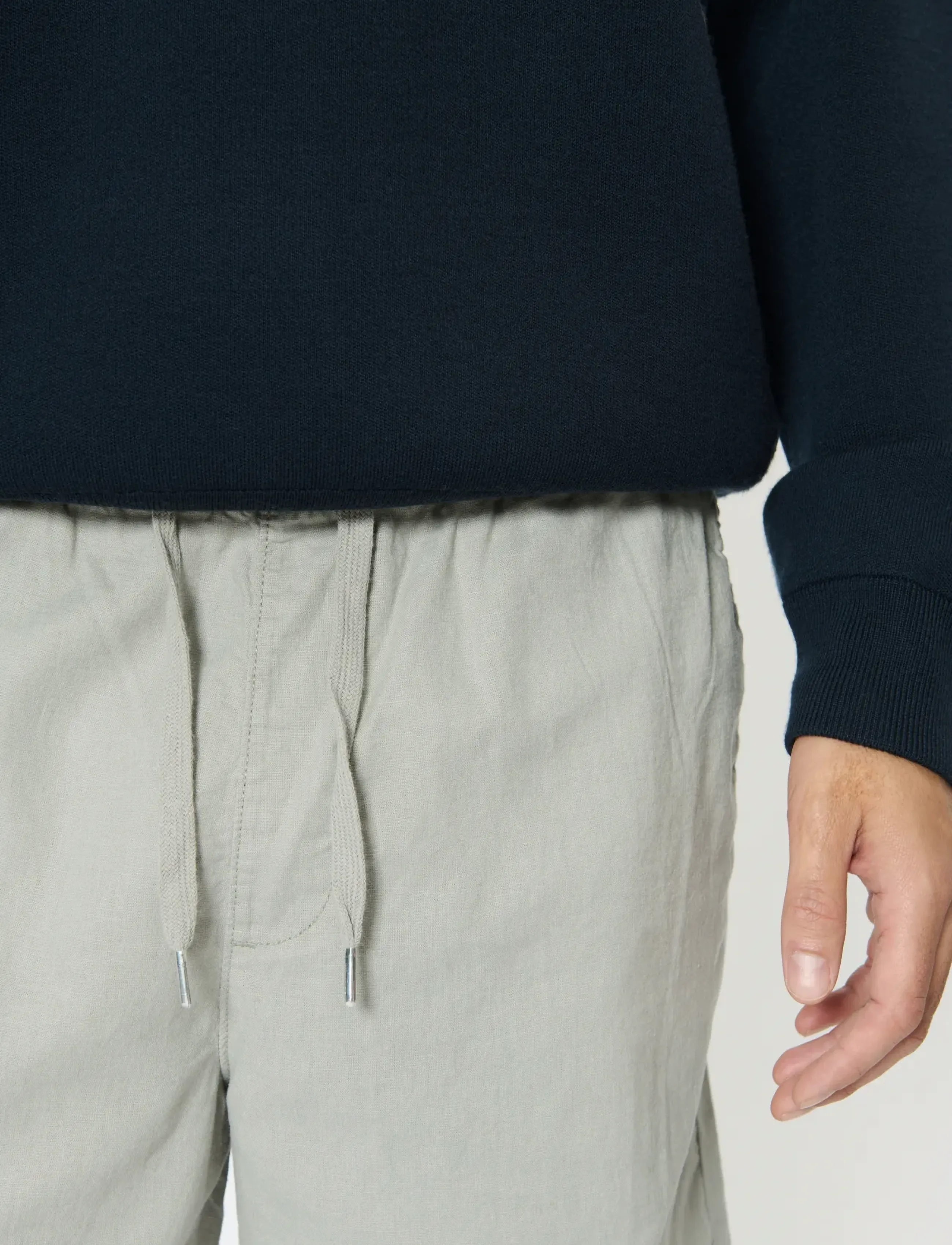Matinique - MAbarton Short - leinen-shorts - ghost gray - 5
