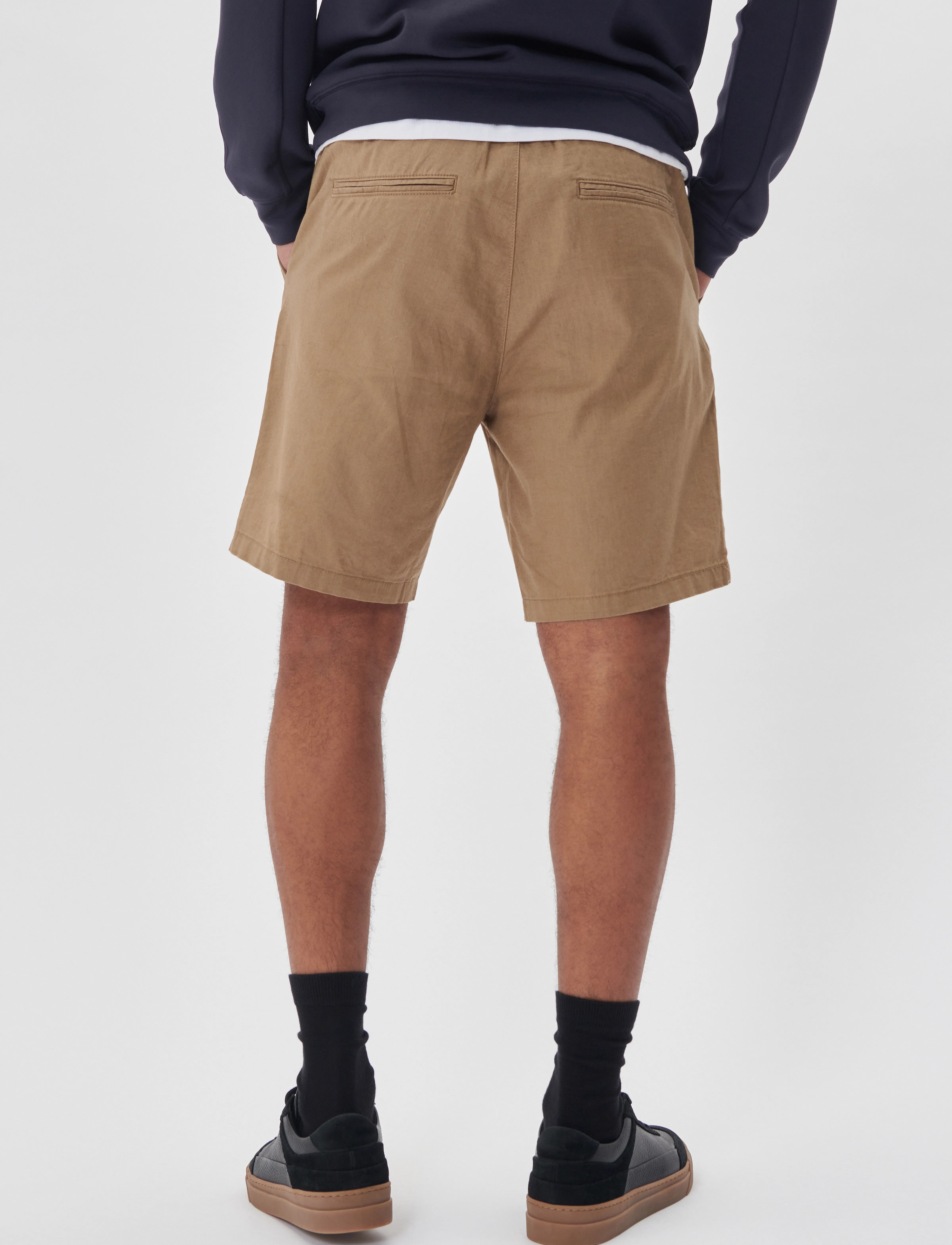Matinique - MAbarton Short - linen shorts - khaki - 4