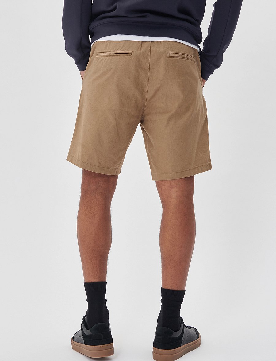 Matinique - MAbarton Short - linased lühikesed püksid - khaki - 4