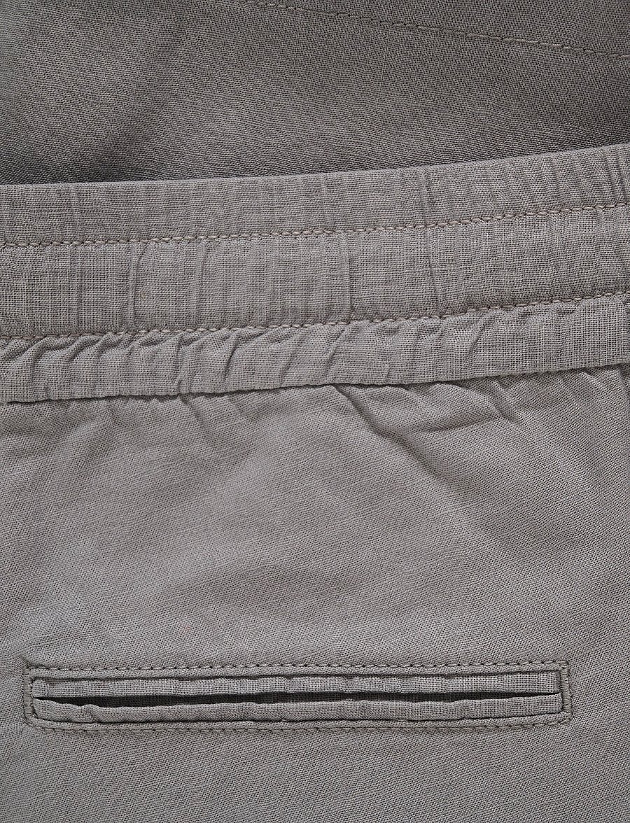 Matinique - MAbarton Short - linased lühikesed püksid - mist grey - 5